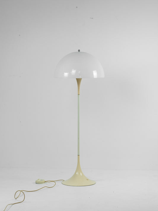Panthella white floor lamp by Verner Panton for Louis Poulsen, 1960s