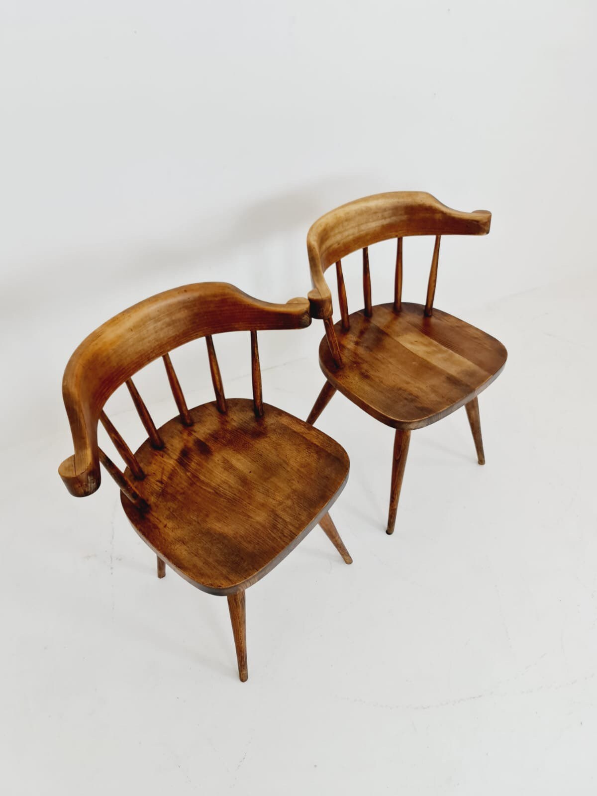 Vintage Extremely Rare Thonet dining arm chairs by Josef Frank, 1940s, set of 2