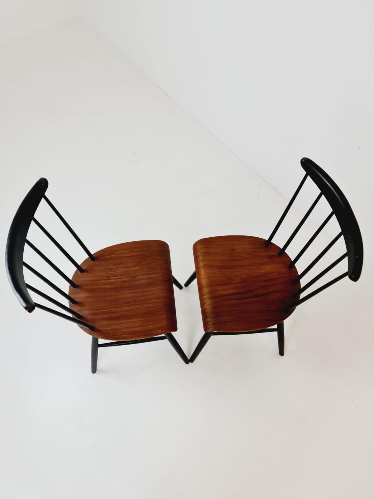Vintage Fannett dining chairs by Ilmari Tapiovaara for Asko Finnland, set of 2, 1960s