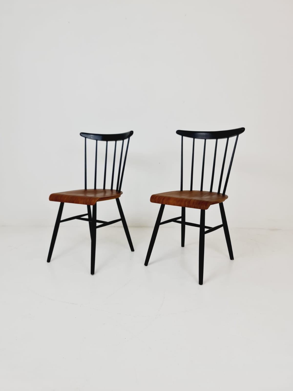 Vintage Fannett dining chairs by Ilmari Tapiovaara for Asko Finnland, set of 2, 1960s