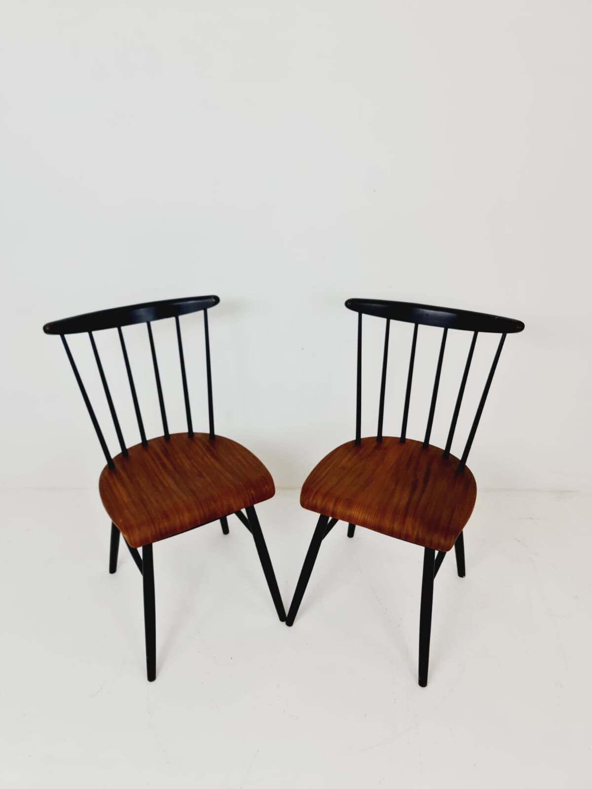 Vintage Fannett dining chairs by Ilmari Tapiovaara for Asko Finnland, set of 2, 1960s