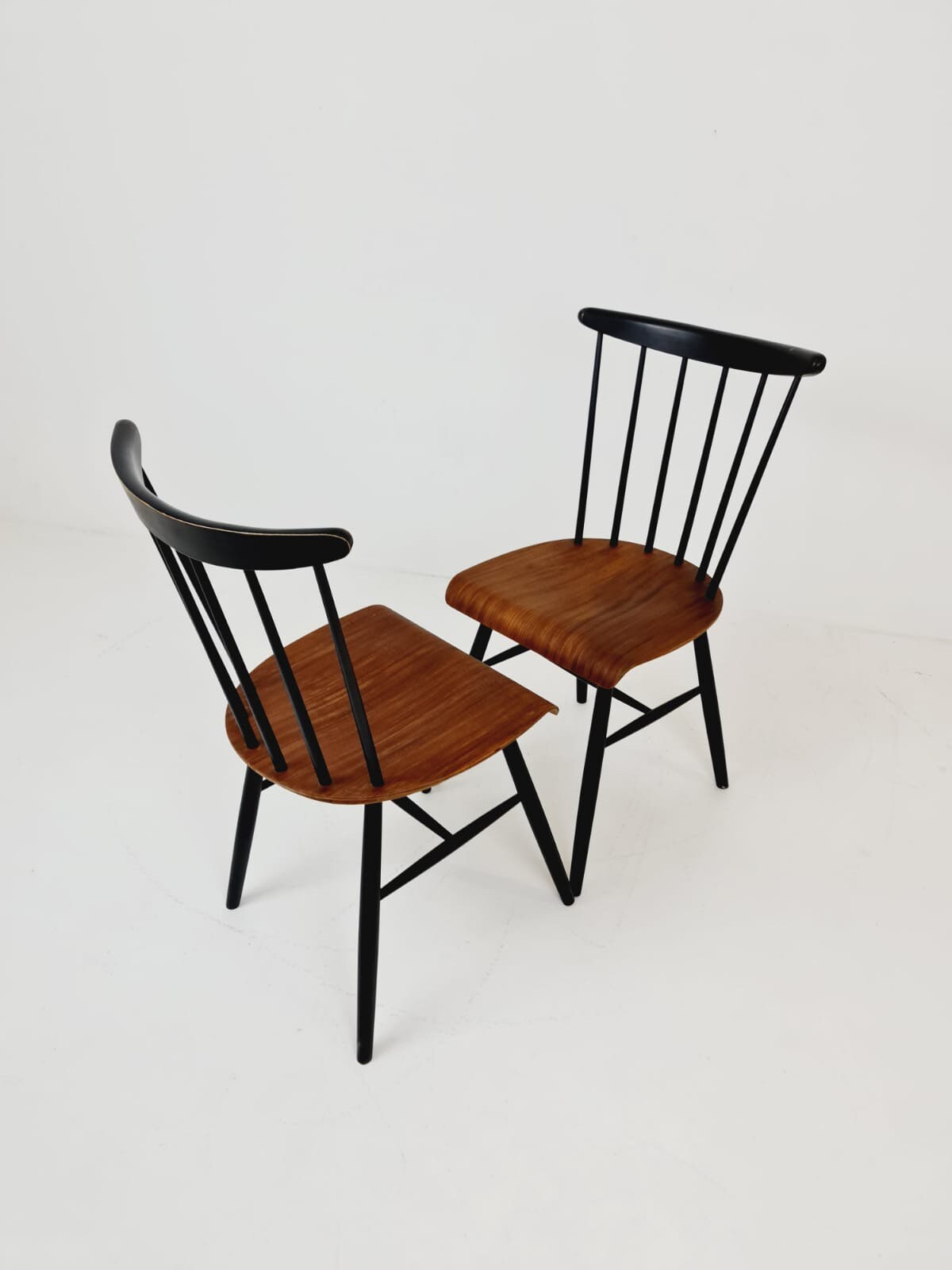 Vintage Fannett dining chairs by Ilmari Tapiovaara for Asko Finnland, set of 2, 1960s