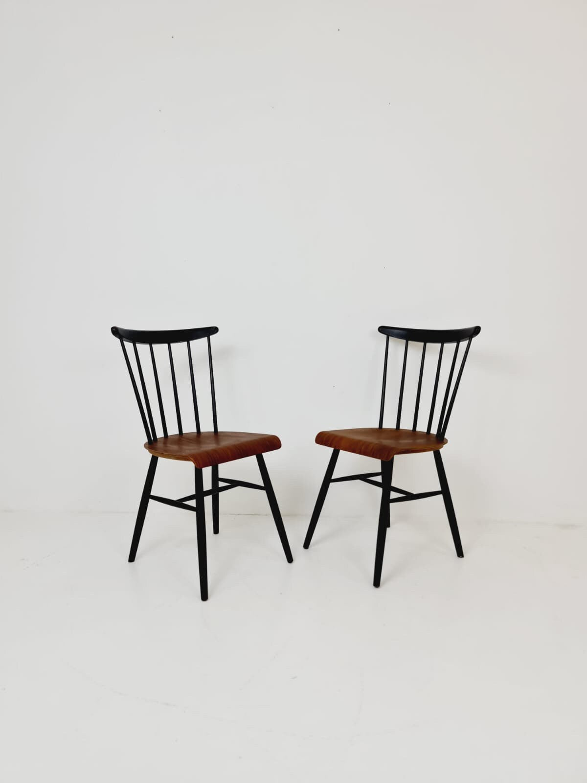 Vintage Fannett dining chairs by Ilmari Tapiovaara for Asko Finnland, set of 2, 1960s