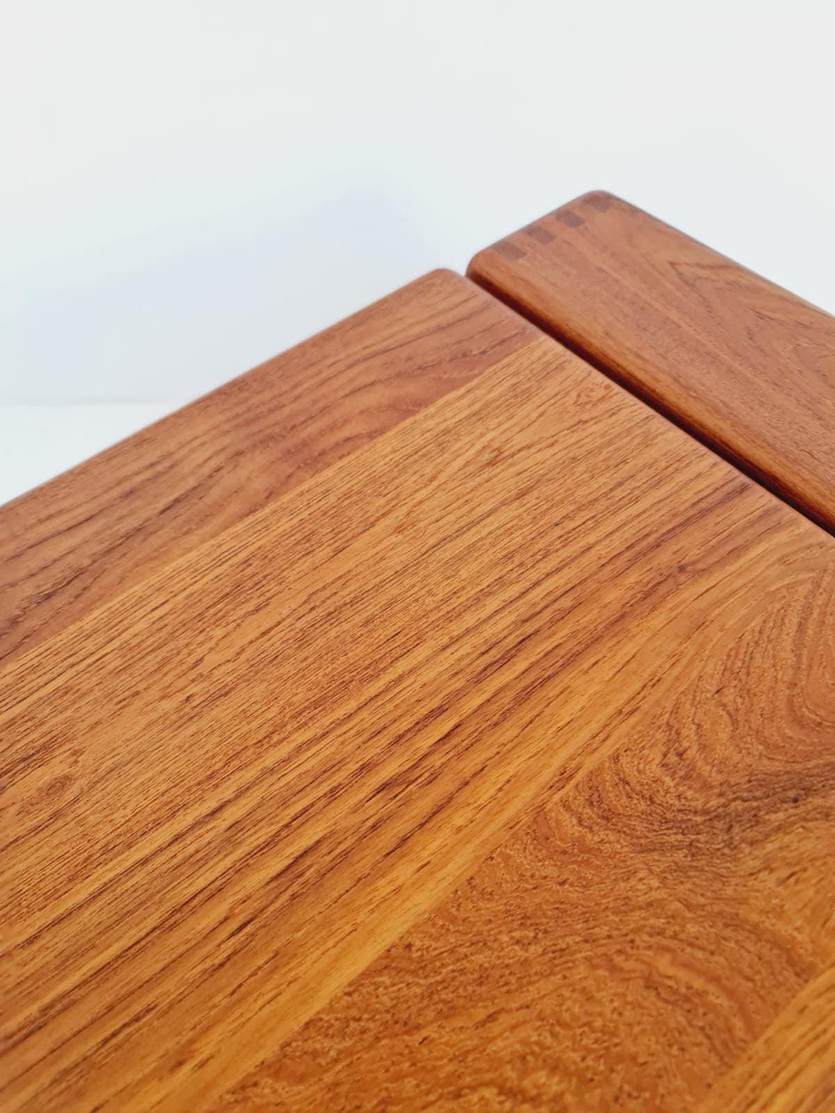 Rare Danish solid teak coffee table by EMC Møbler, 1960s