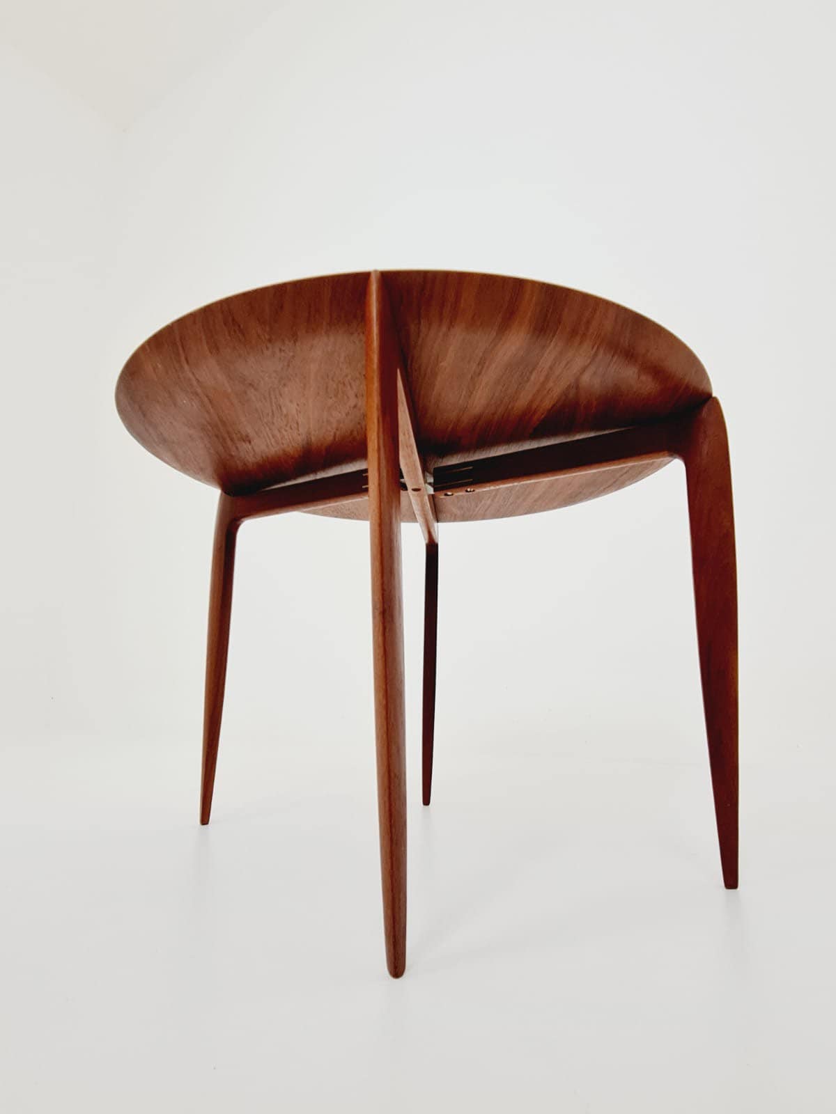 Teak Tray Table with Foldable Frame by Hans Engholm and Svend Åge Willumsen for Fritz Hansen, 1960s