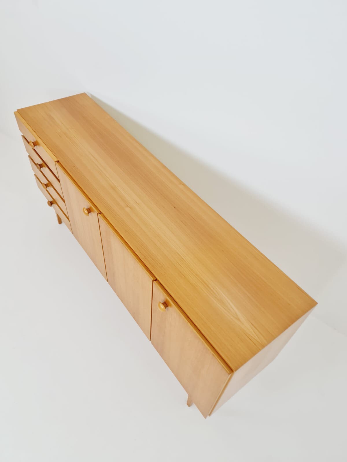 Mid Century Modern German oak Sideboard by GE-EL Möbel, 1960s