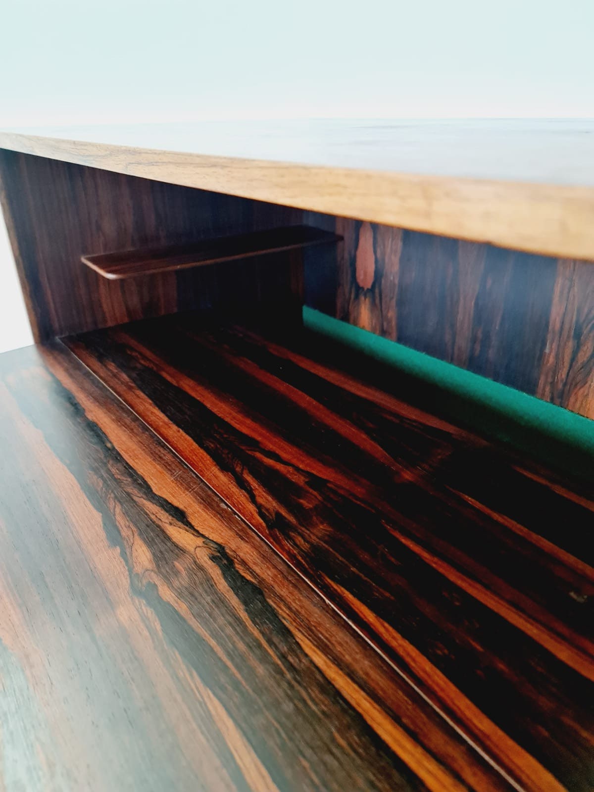 Mid-Century Danish modern rosewood chest of drawers, bar by Peter Hvidt, 1960s
