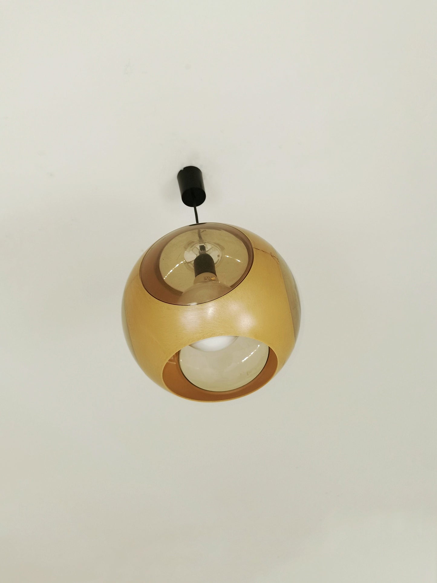 Bug Eye Yellow Space Age UFO Lamp by Luigi Colani 1970s