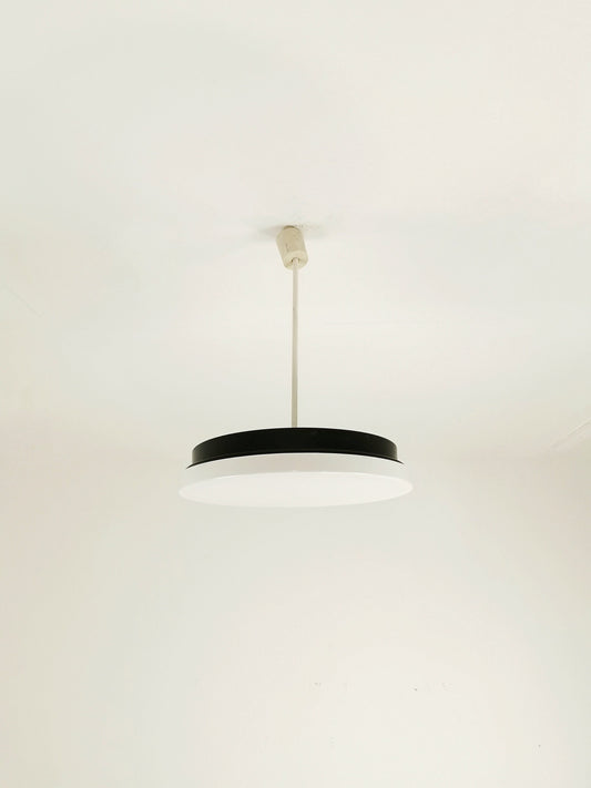 Ufo spaceage black and white Pendant lamp 1980s Italy