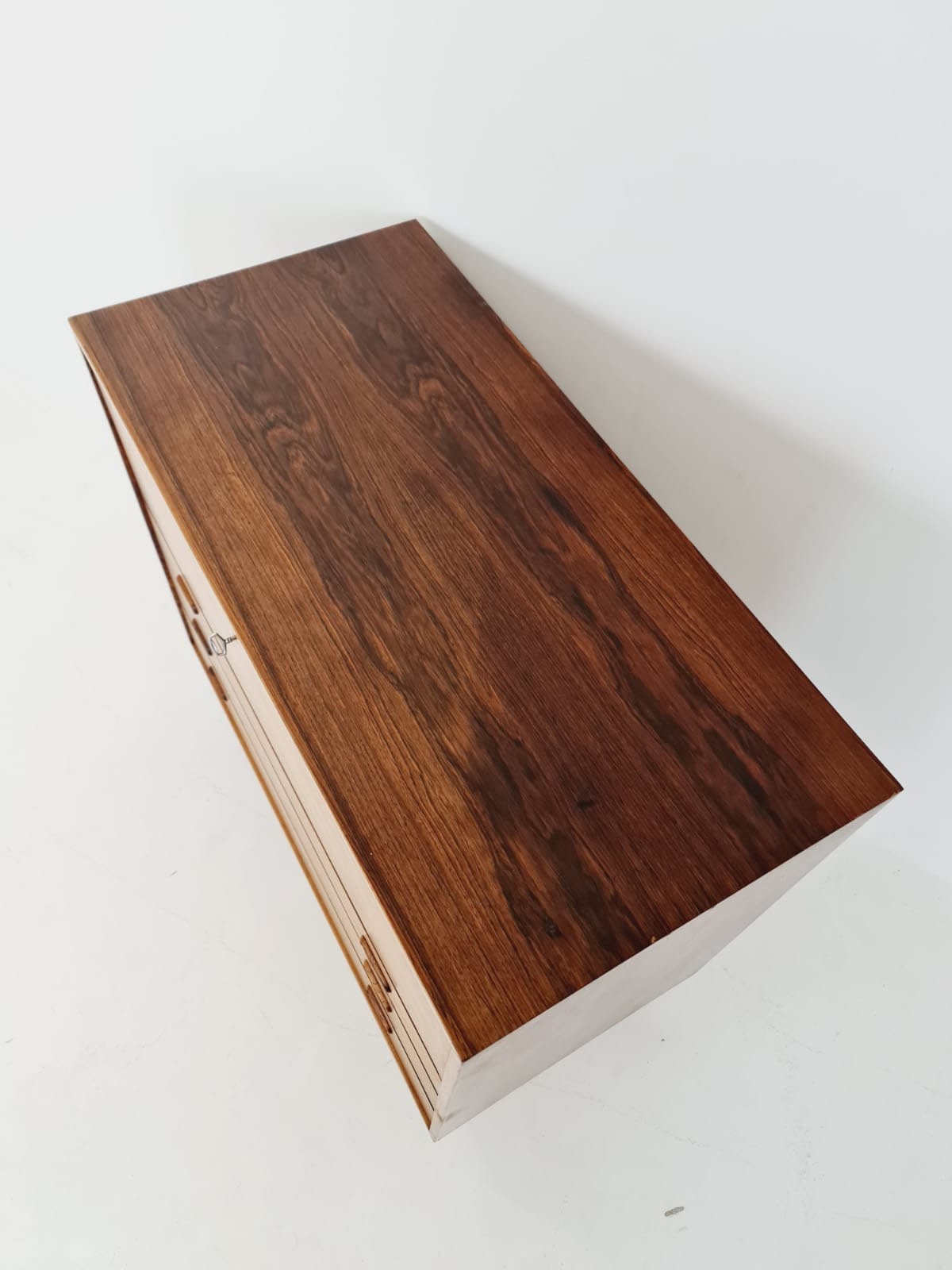 Mid-Century Danish modern rosewood chest of drawers, bar by Peter Hvidt, 1960s