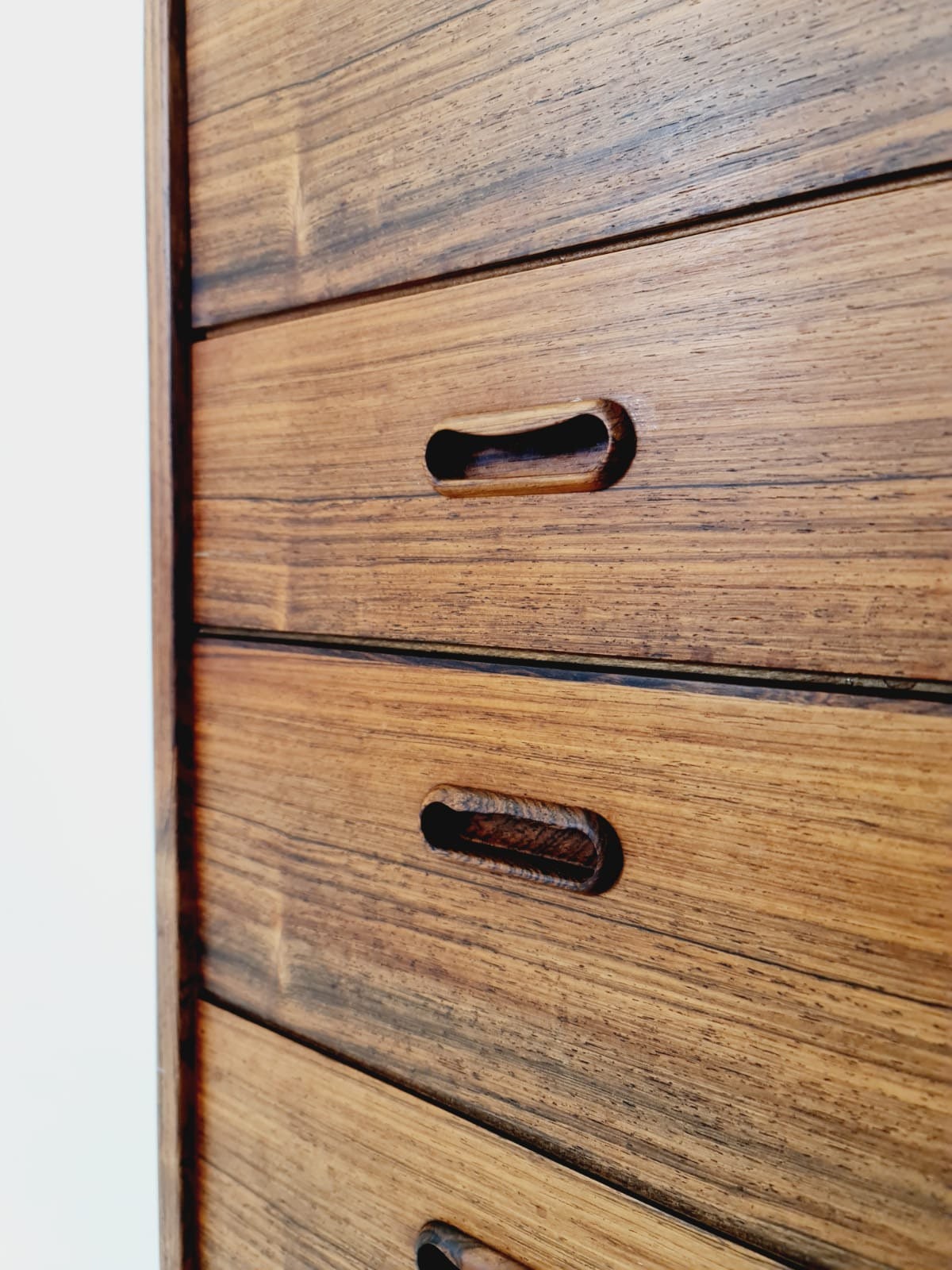 Mid-Century Danish modern rosewood chest of drawers, bar by Peter Hvidt, 1960s