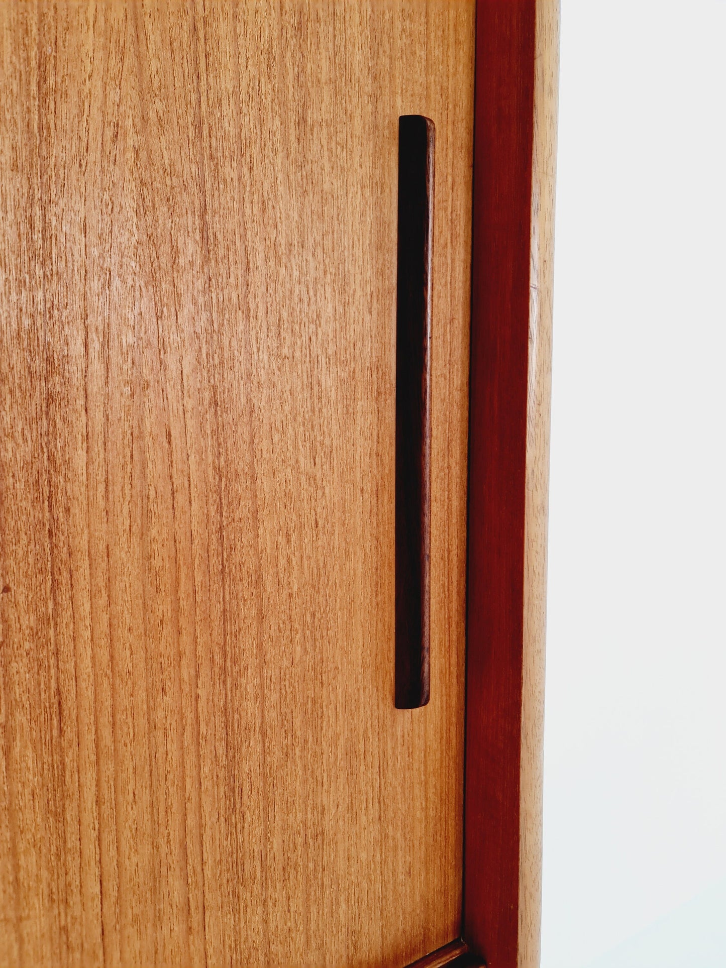 Mid Century Modern German Teak Highboard, Sideboard by Hilker, 1960s