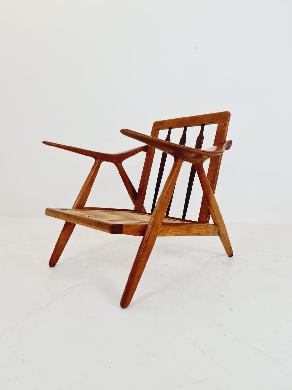 Mid-century Rare Danish Lounge chair by Arne Hovmand Olsen, 1960s