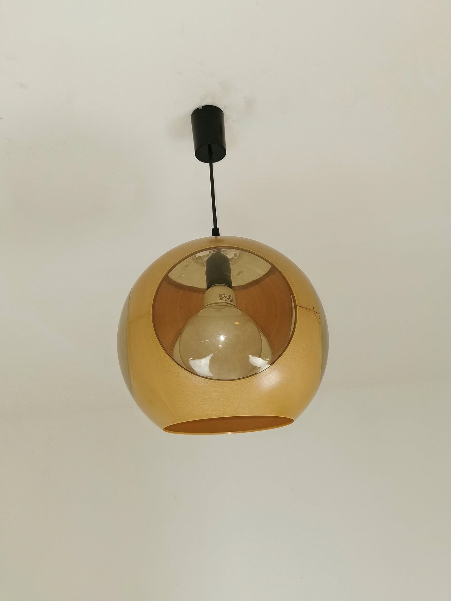 Bug Eye Yellow Space Age UFO Lamp by Luigi Colani 1970s