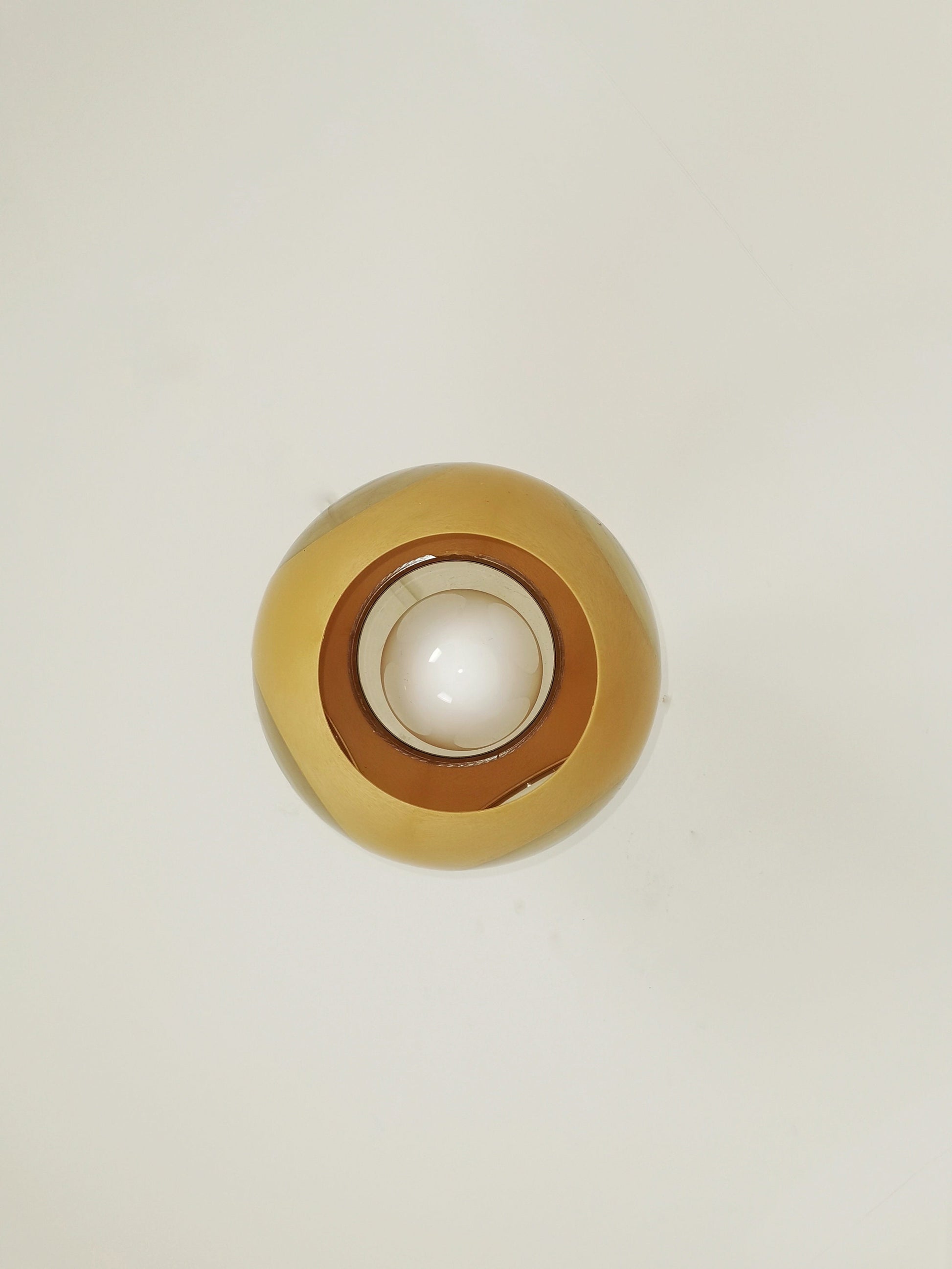 Bug Eye Yellow Space Age UFO Lamp by Luigi Colani 1970s