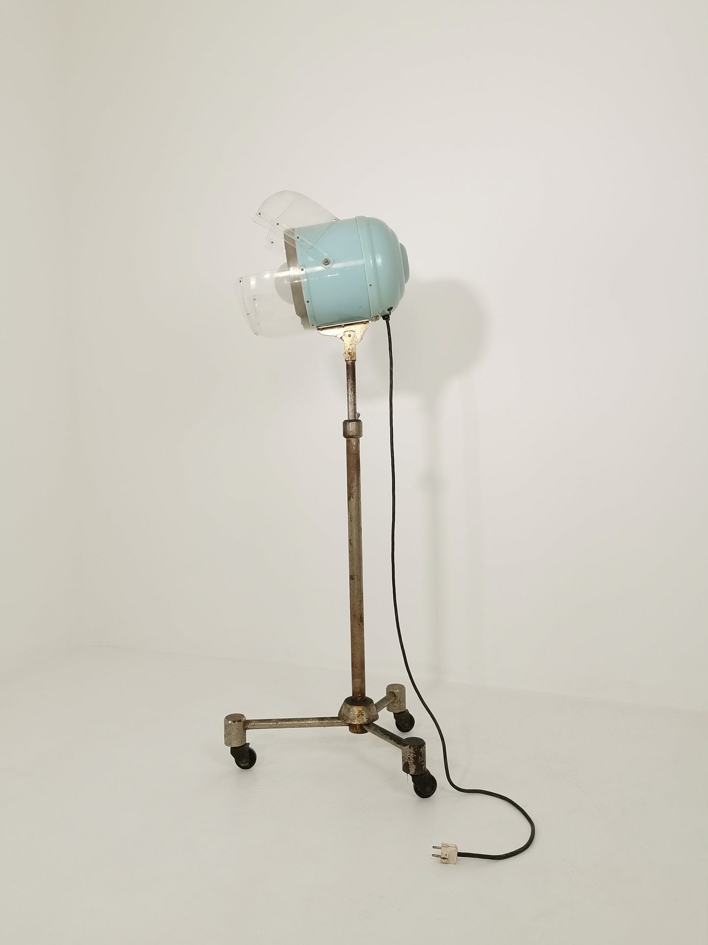 Floor Lamp Midcentury Converted 1950 Hair Dryer French Industrial One of a Kind