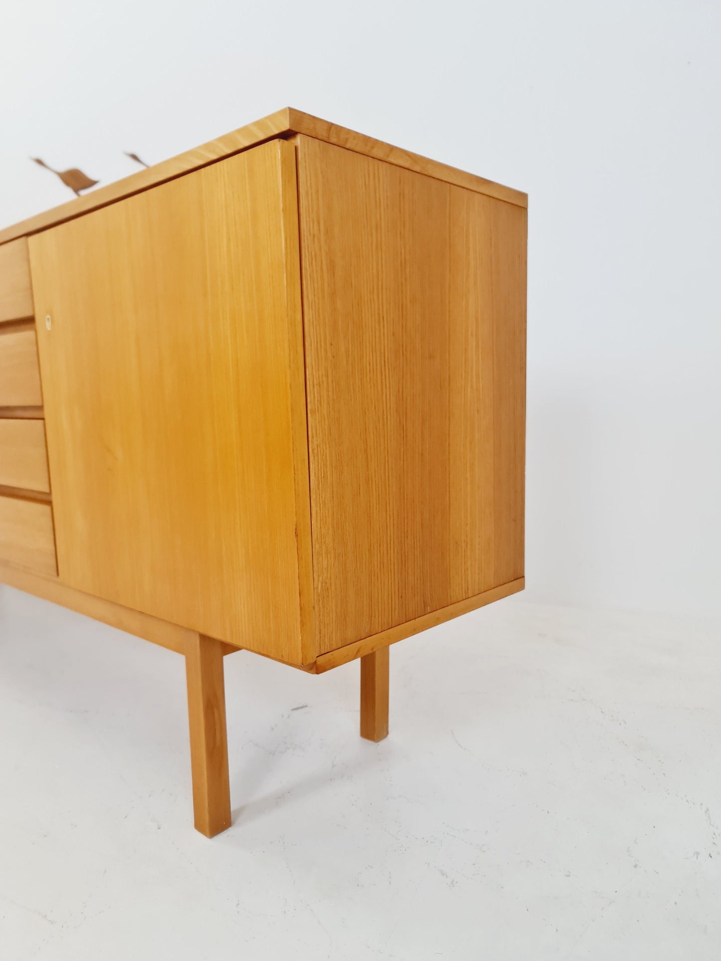 Mid Century Modern German Teak Sideboard by GE-EL Möbel, 1960s