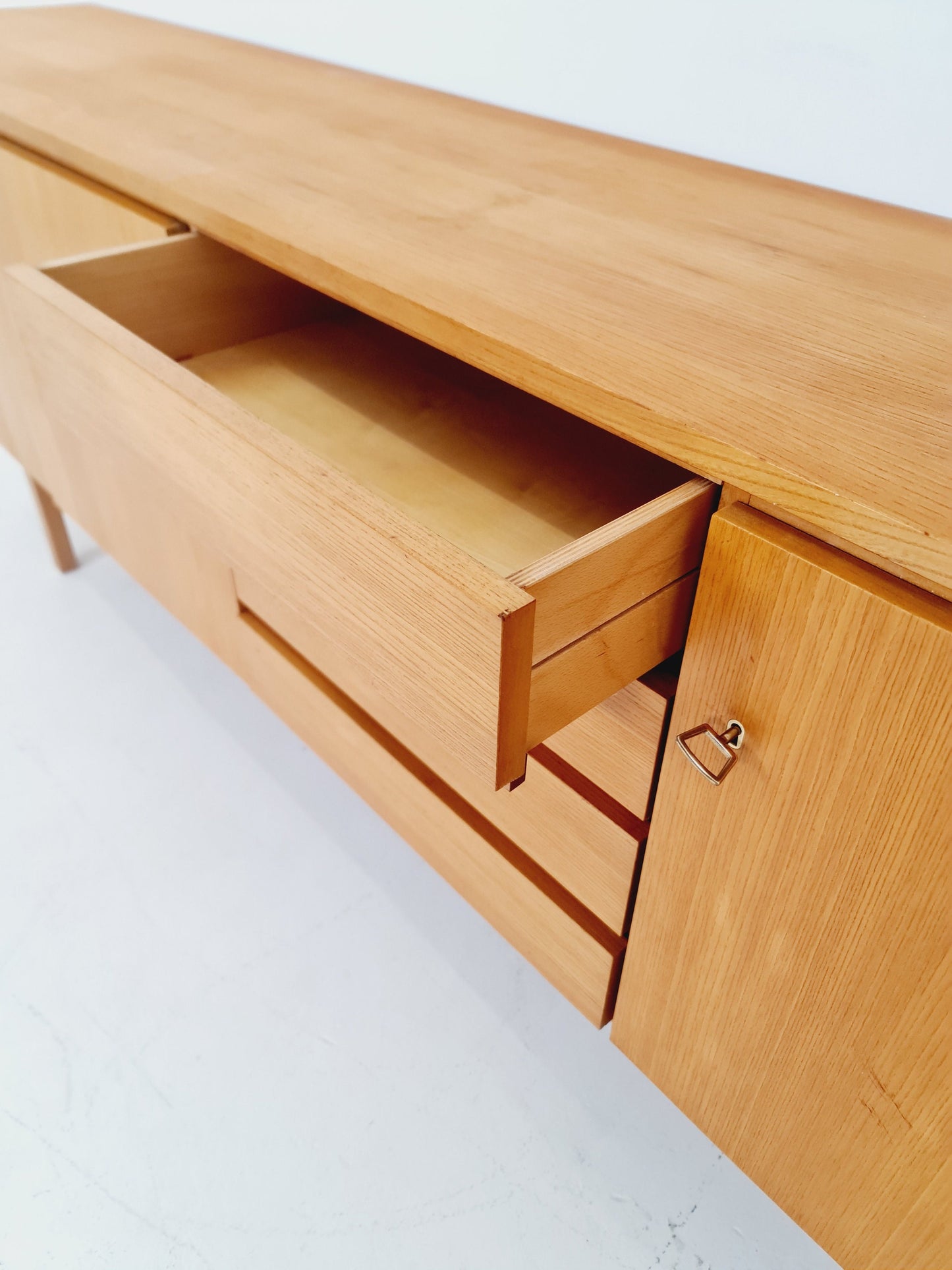 Mid Century Modern German Teak Sideboard by GE-EL Möbel, 1960s