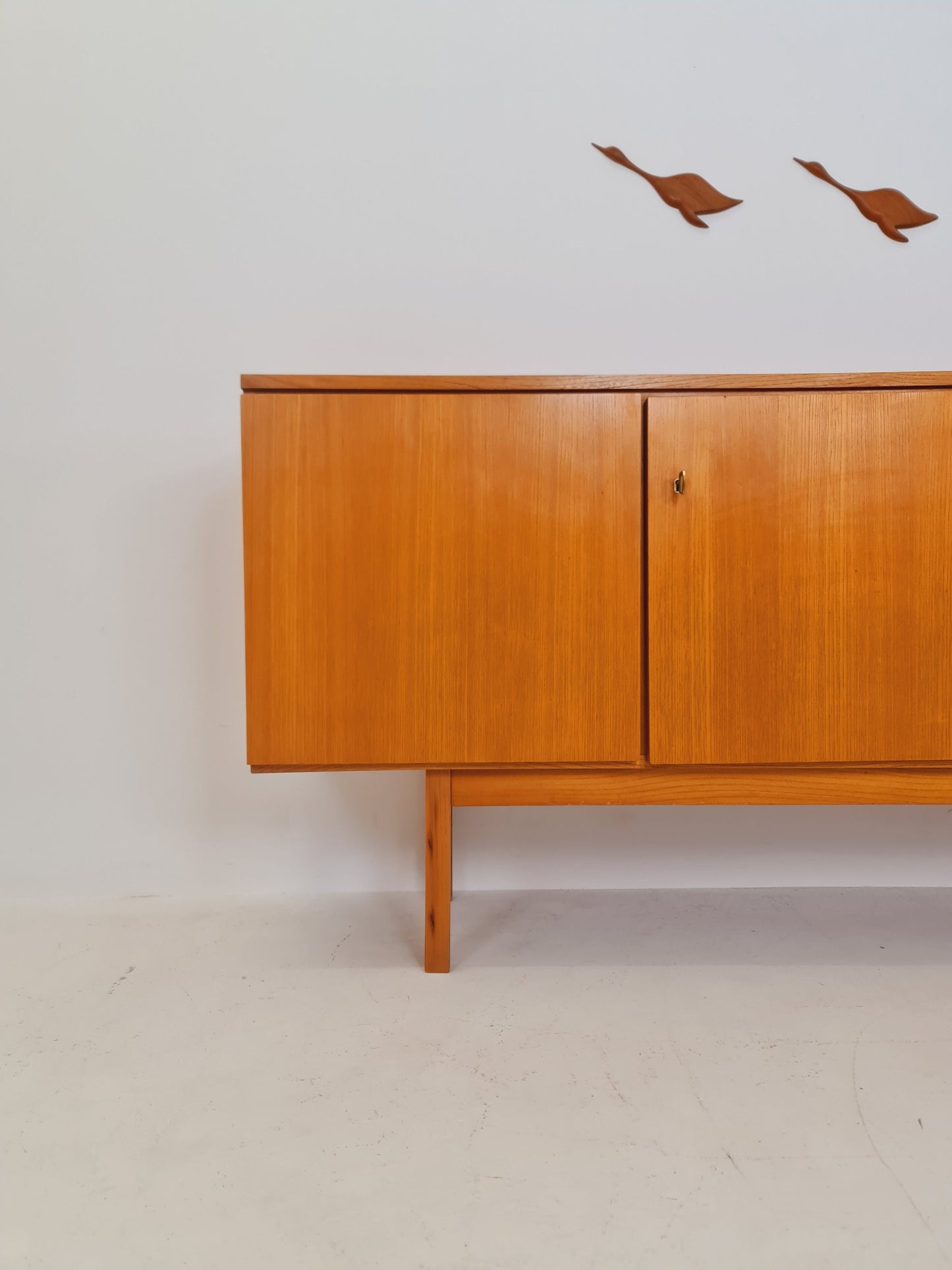 Mid Century Modern German Teak Sideboard by GE-EL Möbel, 1960s