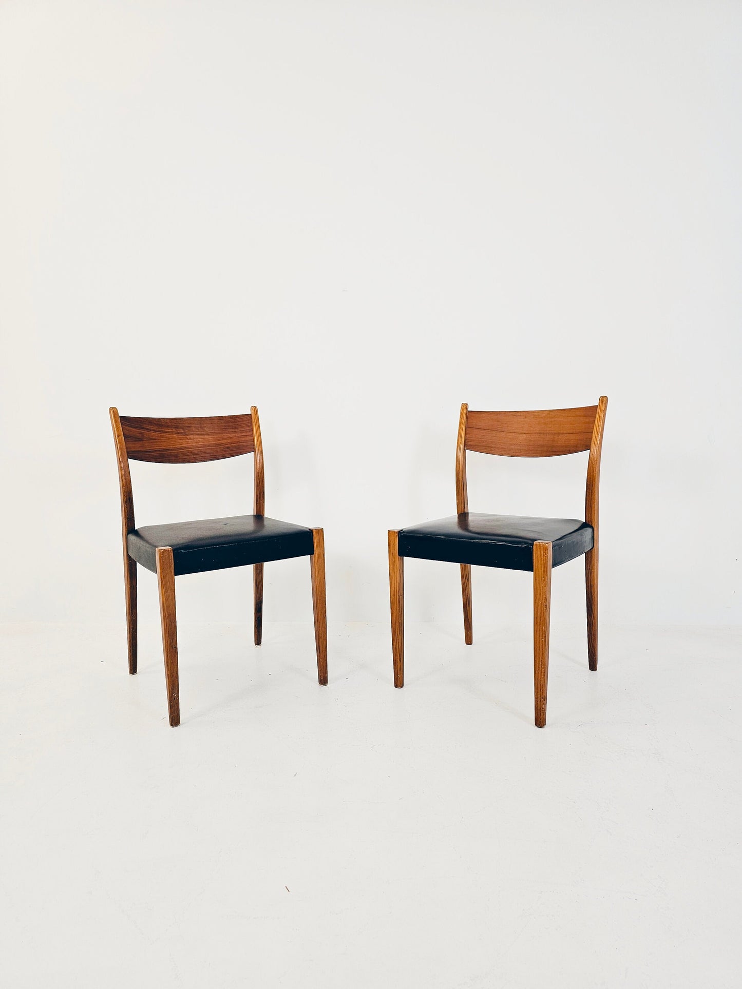 Danish teak dining chairs by Poul Volther & Frem Röjle, 1960s, set of 2