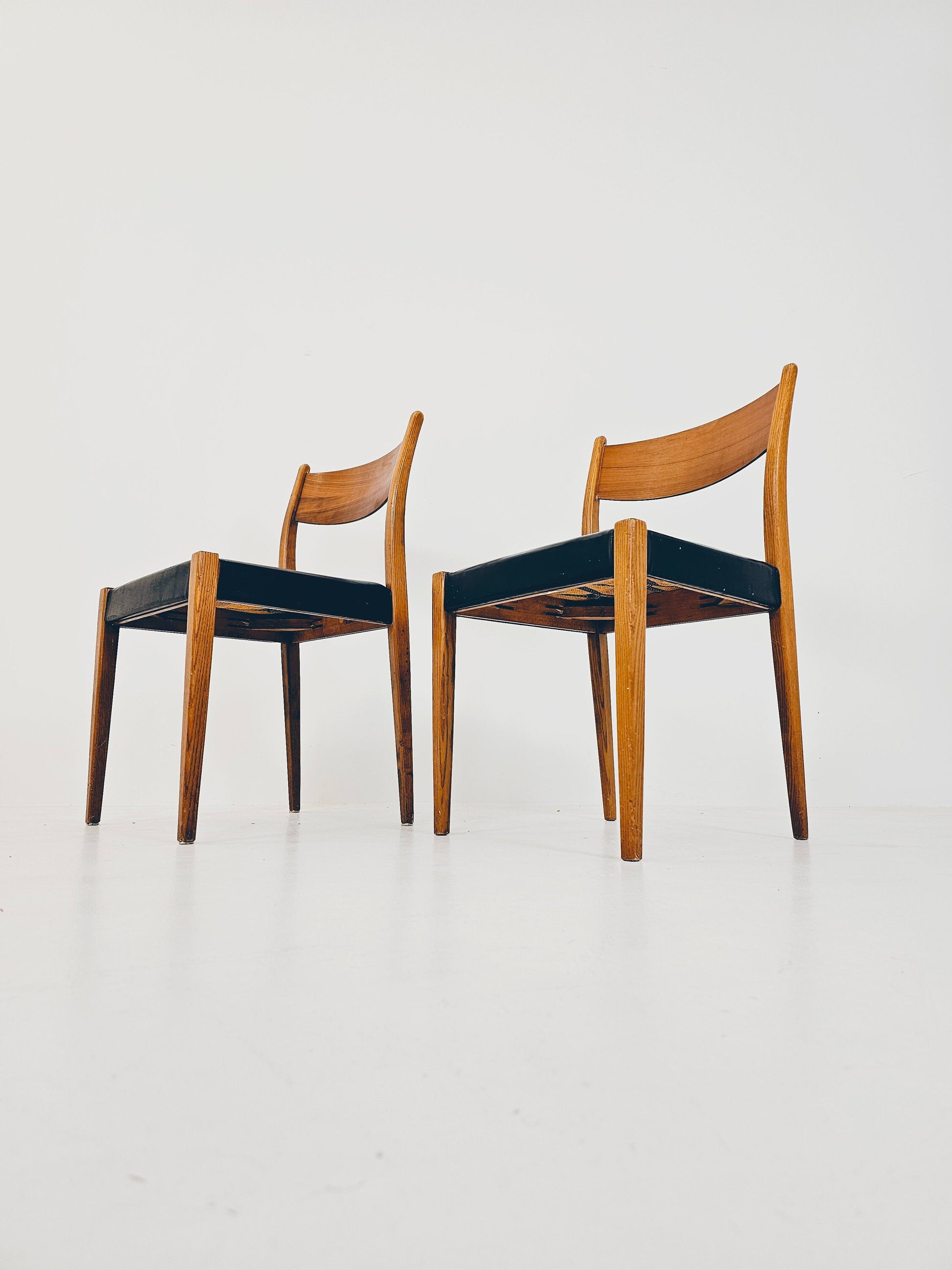 Danish teak dining chairs by Poul Volther & Frem Röjle, 1960s, set of 2