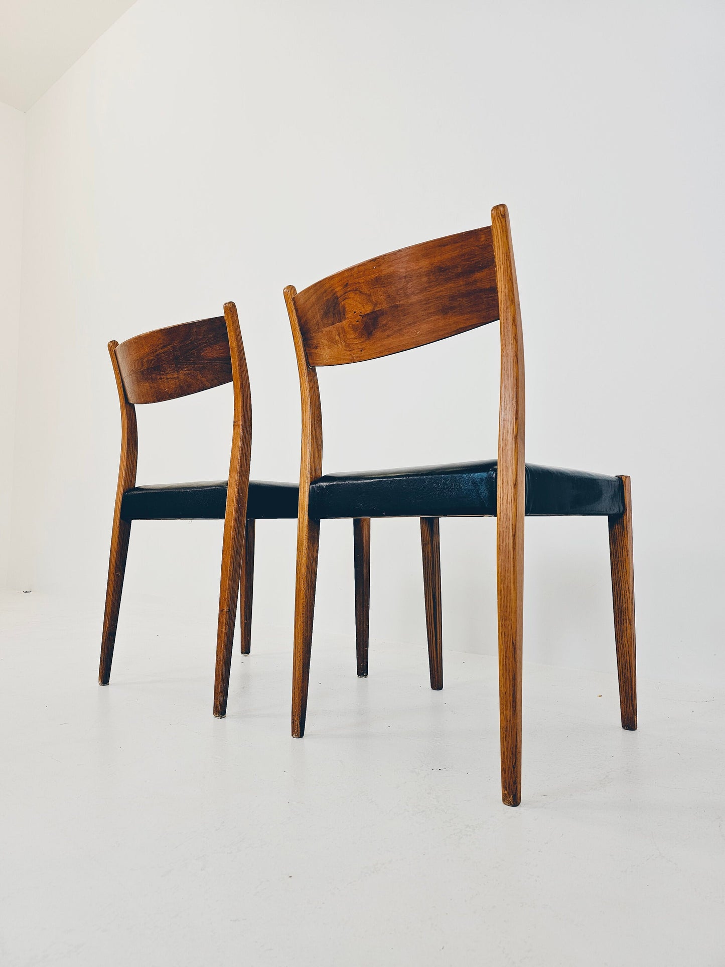 Danish teak dining chairs by Poul Volther & Frem Röjle, 1960s, set of 2