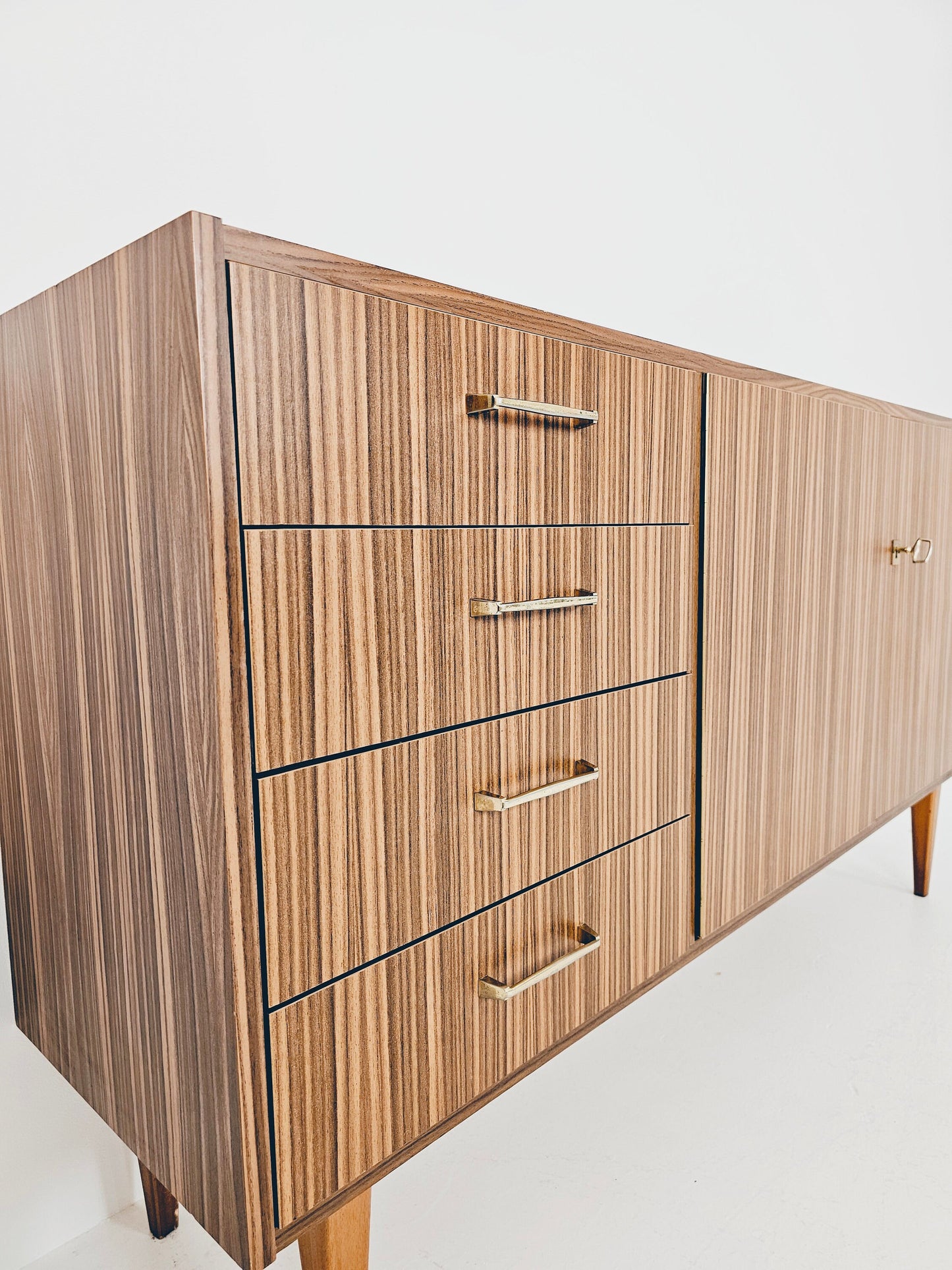 Midcentury German vintage formica sideboard, 1970s