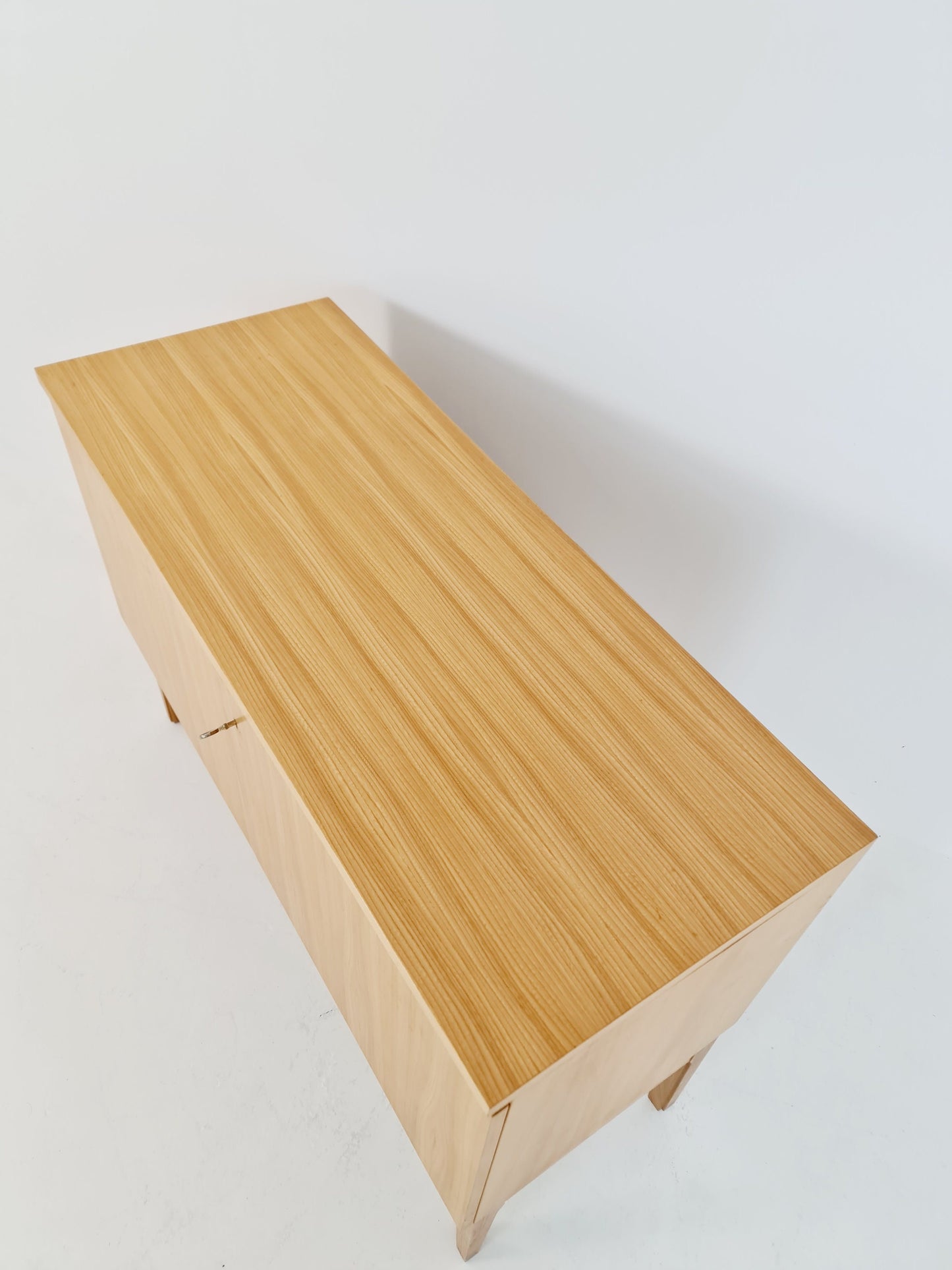 German Mid century Oak record cabinet, sideboard by FLB Möbel Fabrik , 1950s