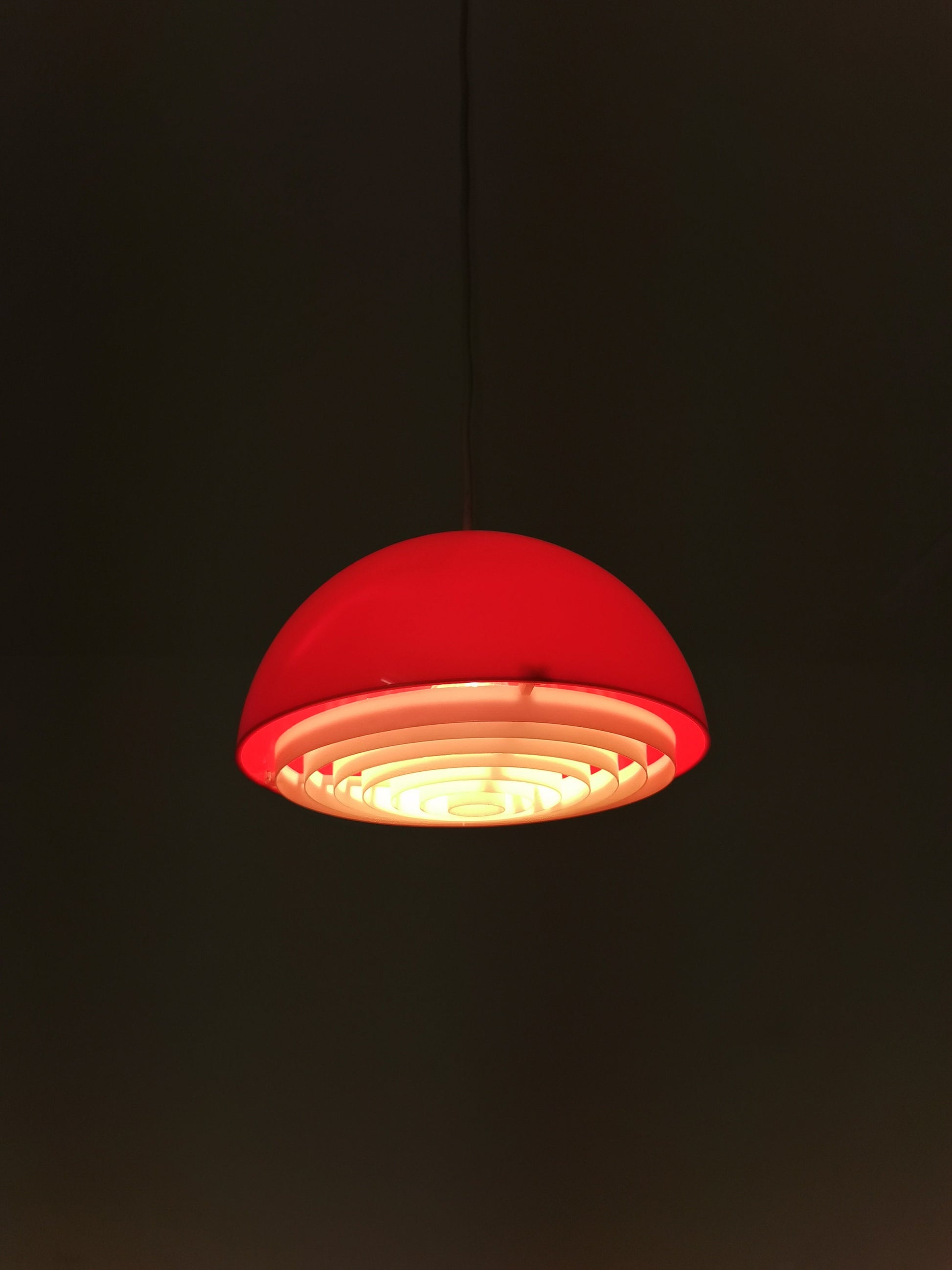 Space Age \Vintage Lamp Hanging Lamp, Pendant Lamp, pop-Art 70s