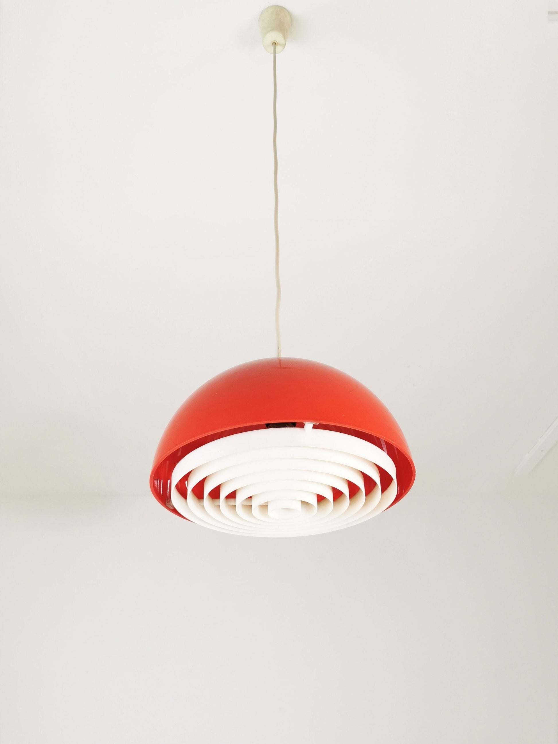 Space Age \Vintage Lamp Hanging Lamp, Pendant Lamp, pop-Art 70s