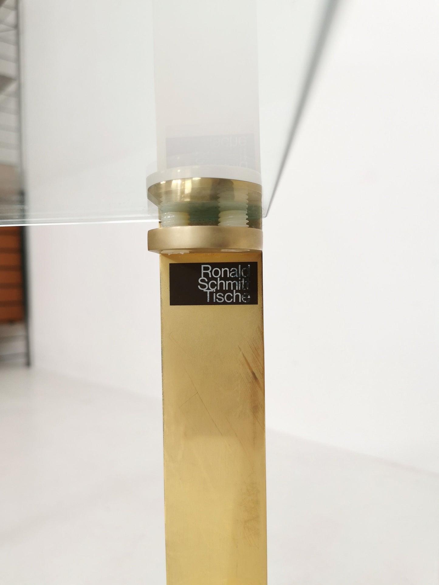 Brass Coffee Table by Friedrich Wilhelm Möller for Ronald Schmitt, 1970s