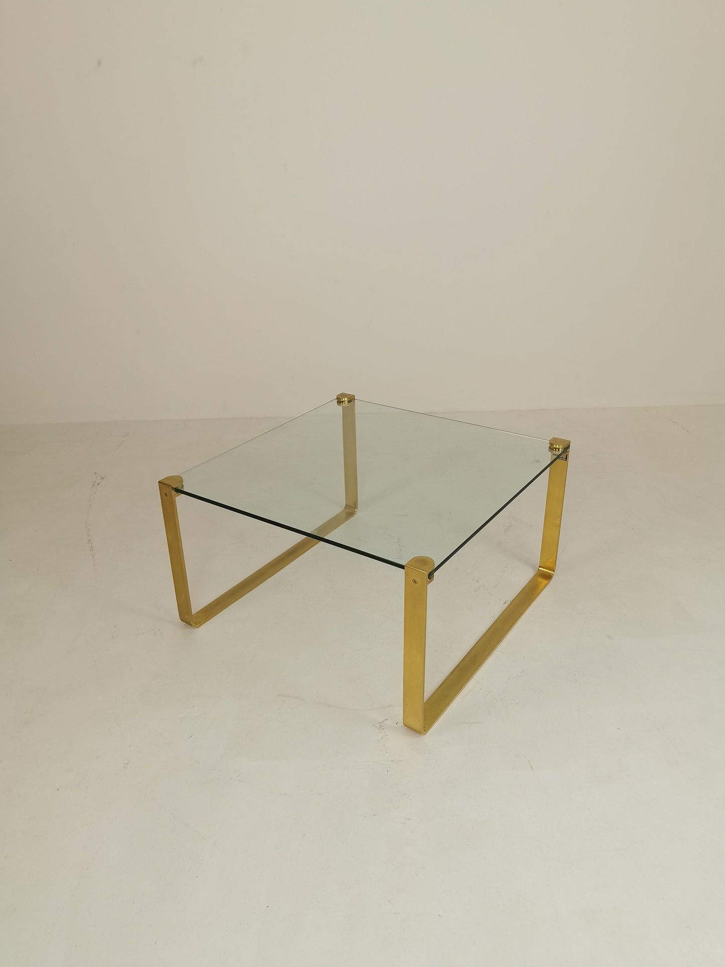Brass Coffee Table by Friedrich Wilhelm Möller for Ronald Schmitt, 1970s