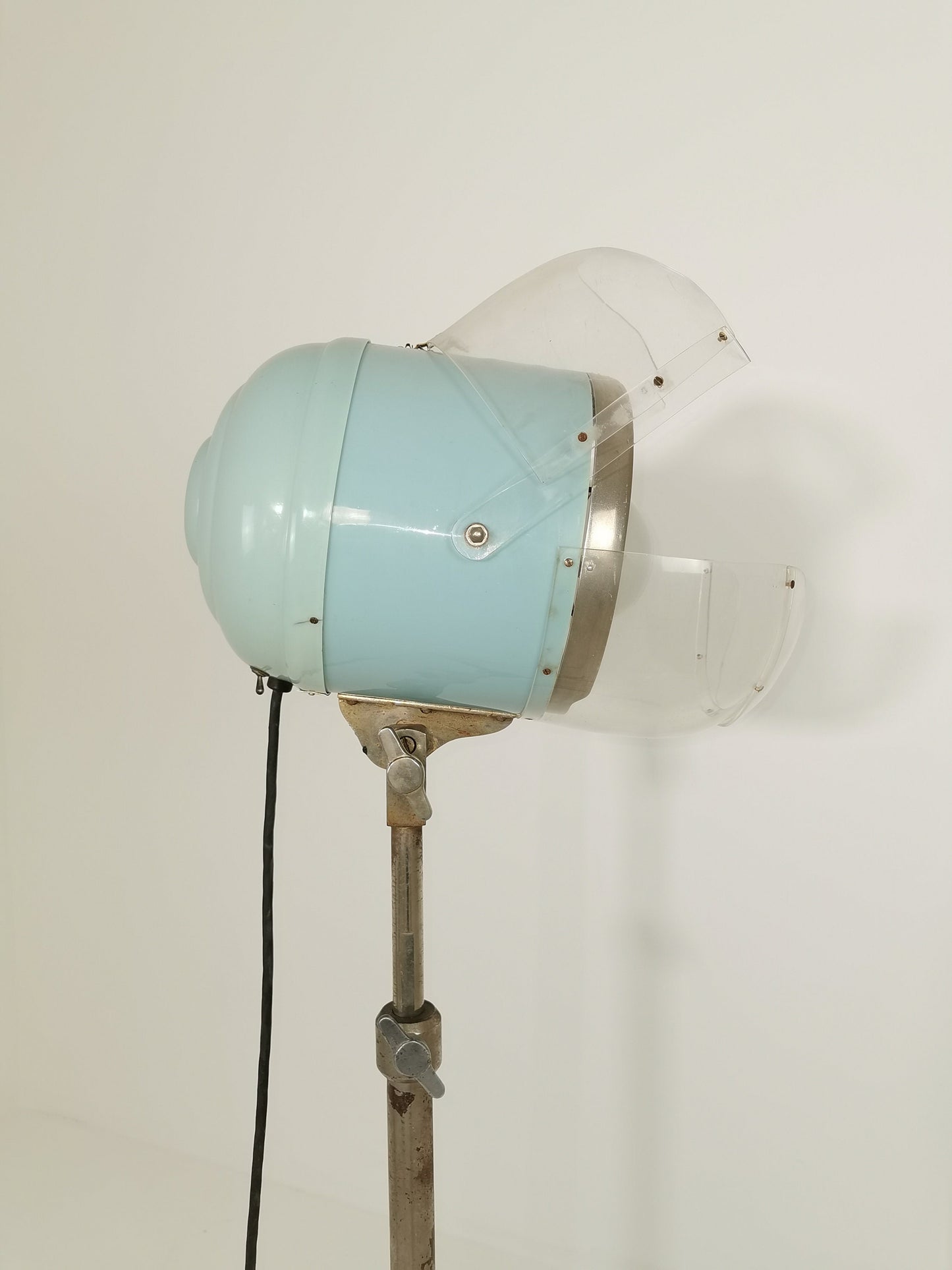 Floor Lamp Midcentury Converted 1950 Hair Dryer French Industrial One of a Kind