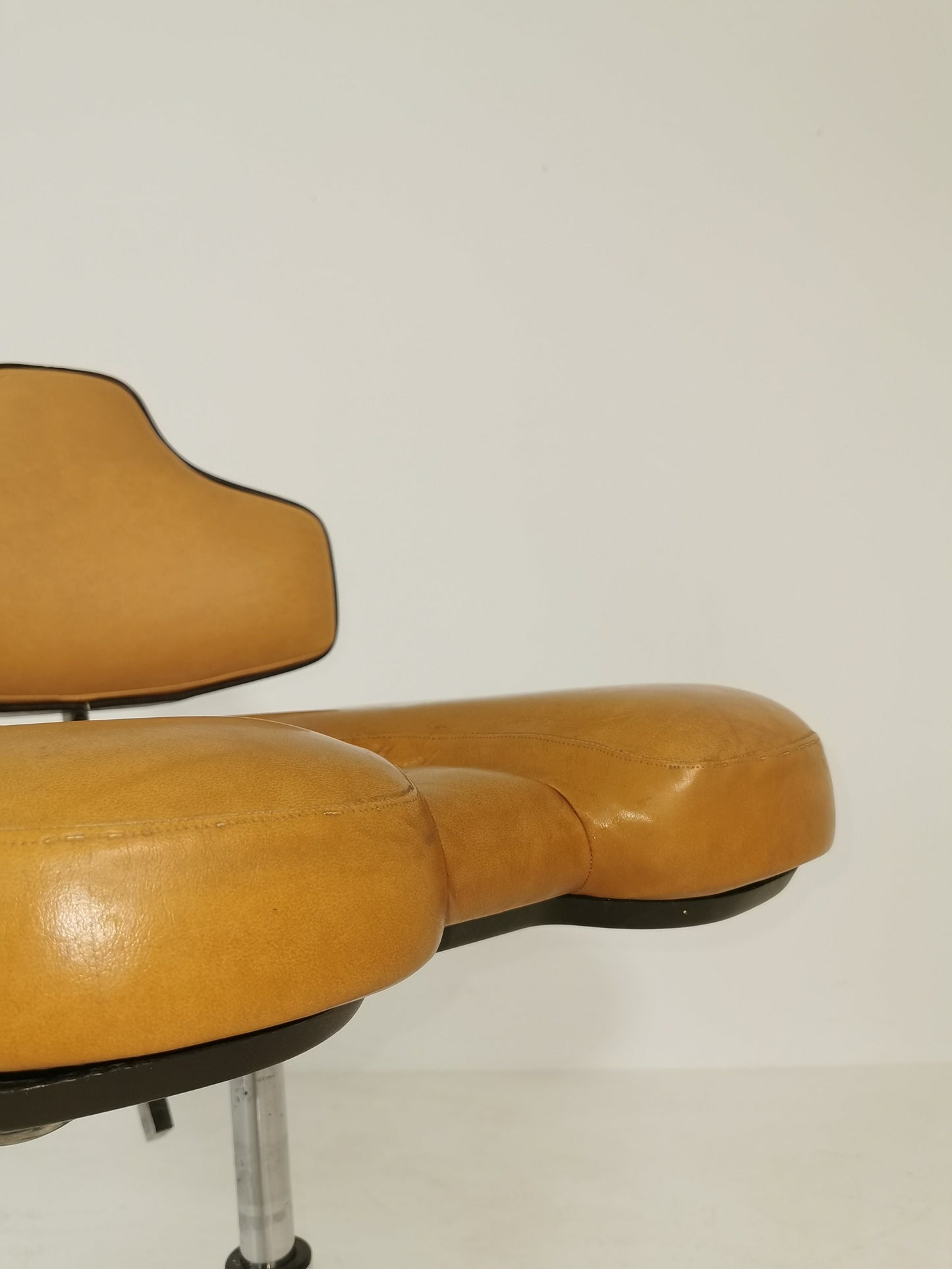 Industrial vintage leather office dental chair by chyres Virginia