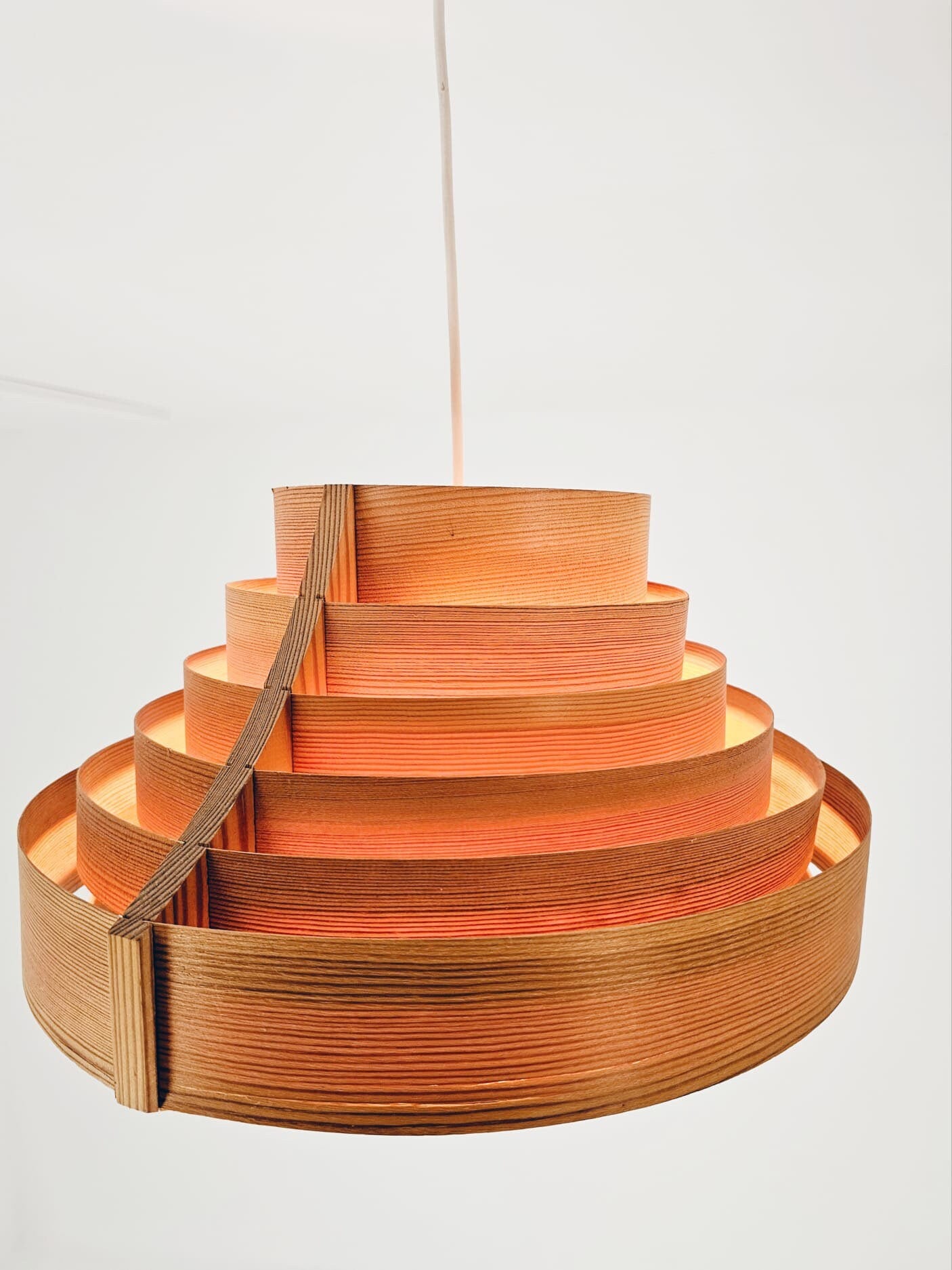 Mid-century pendant ceiling hanging lamp by Hans-Agne Jakobsson, 1960s