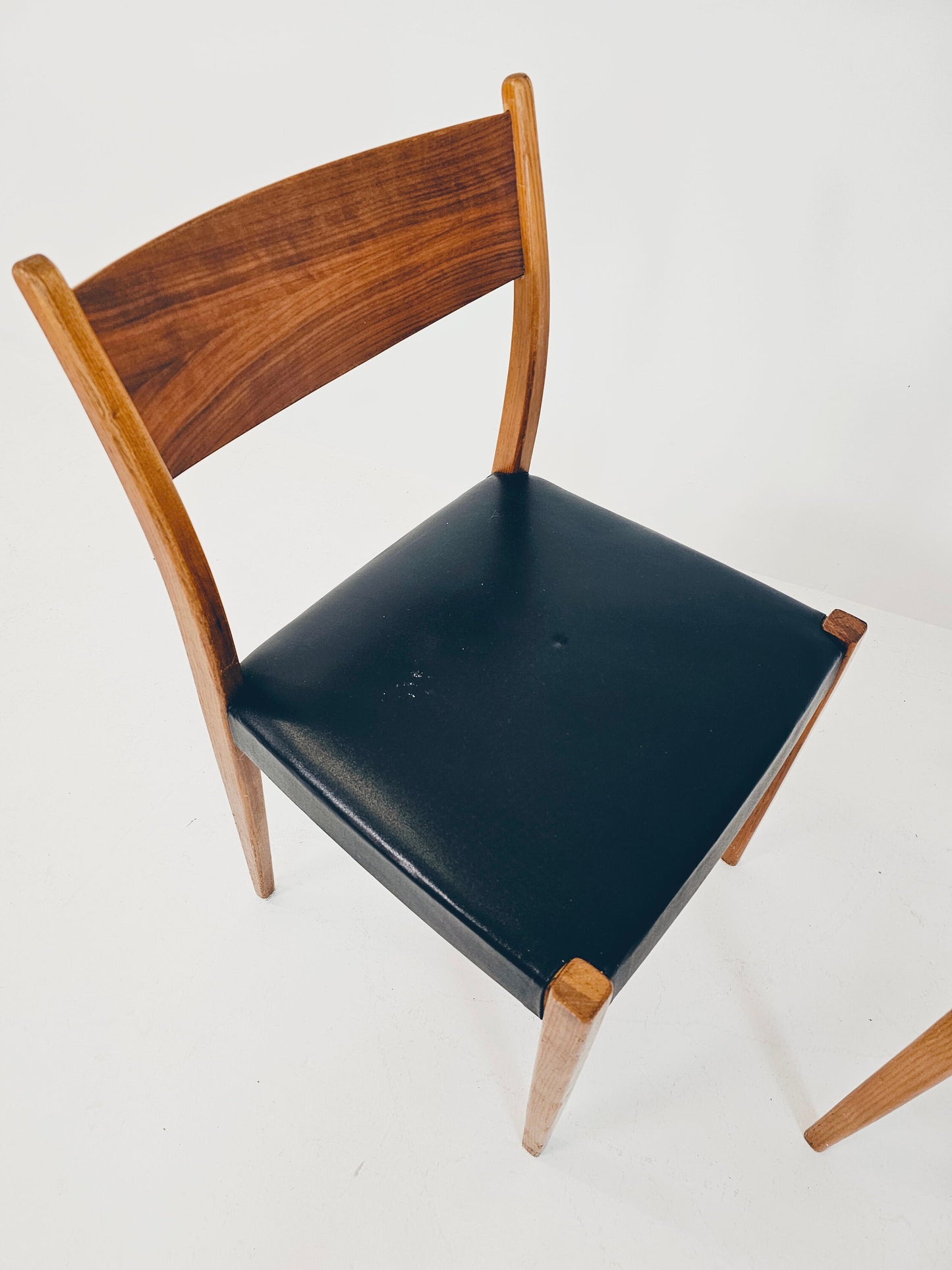 Danish teak dining chairs by Poul Volther & Frem Röjle, 1960s, set of 2