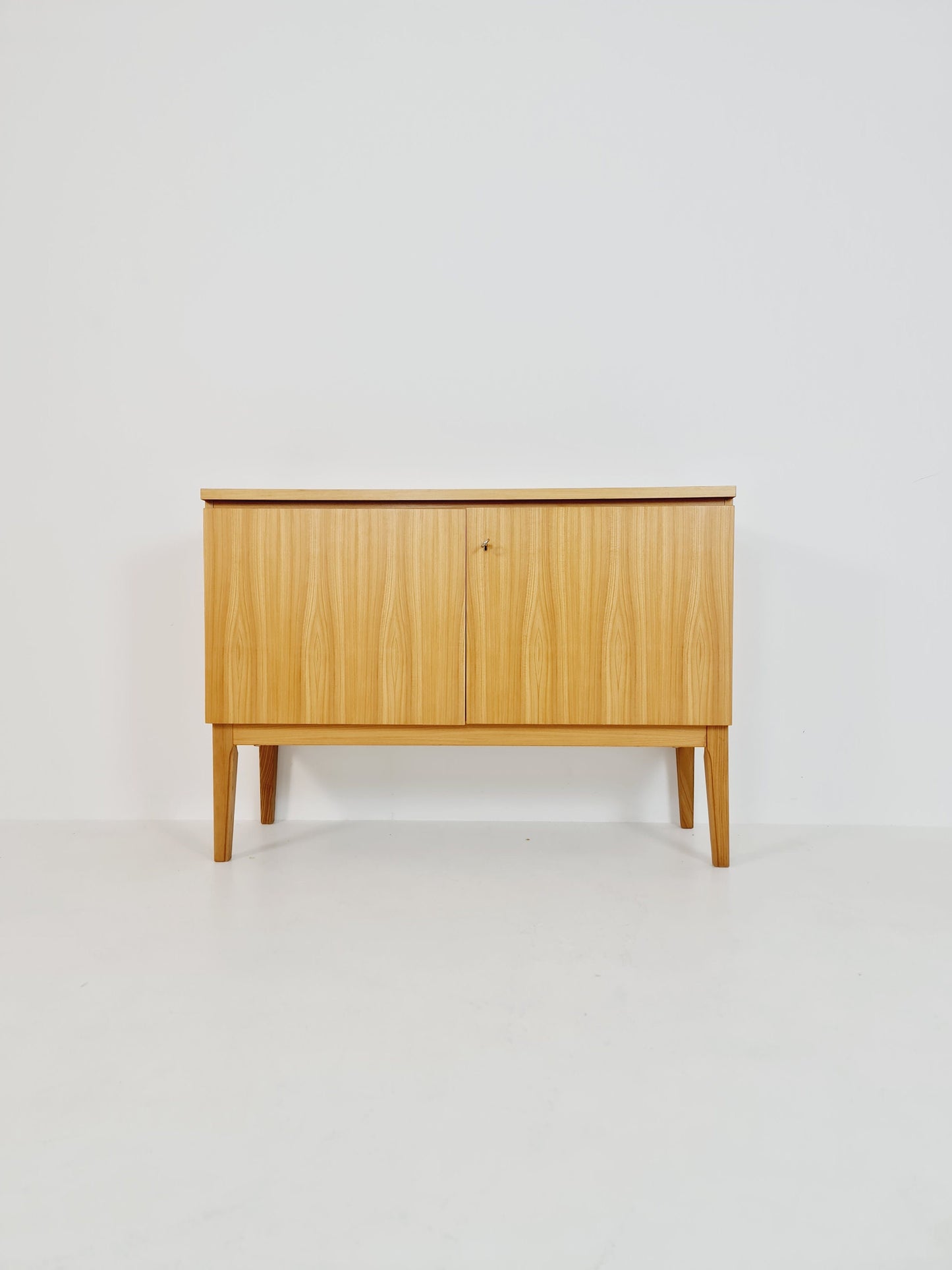 German Mid century Oak record cabinet, sideboard by FLB Möbel Fabrik , 1950s