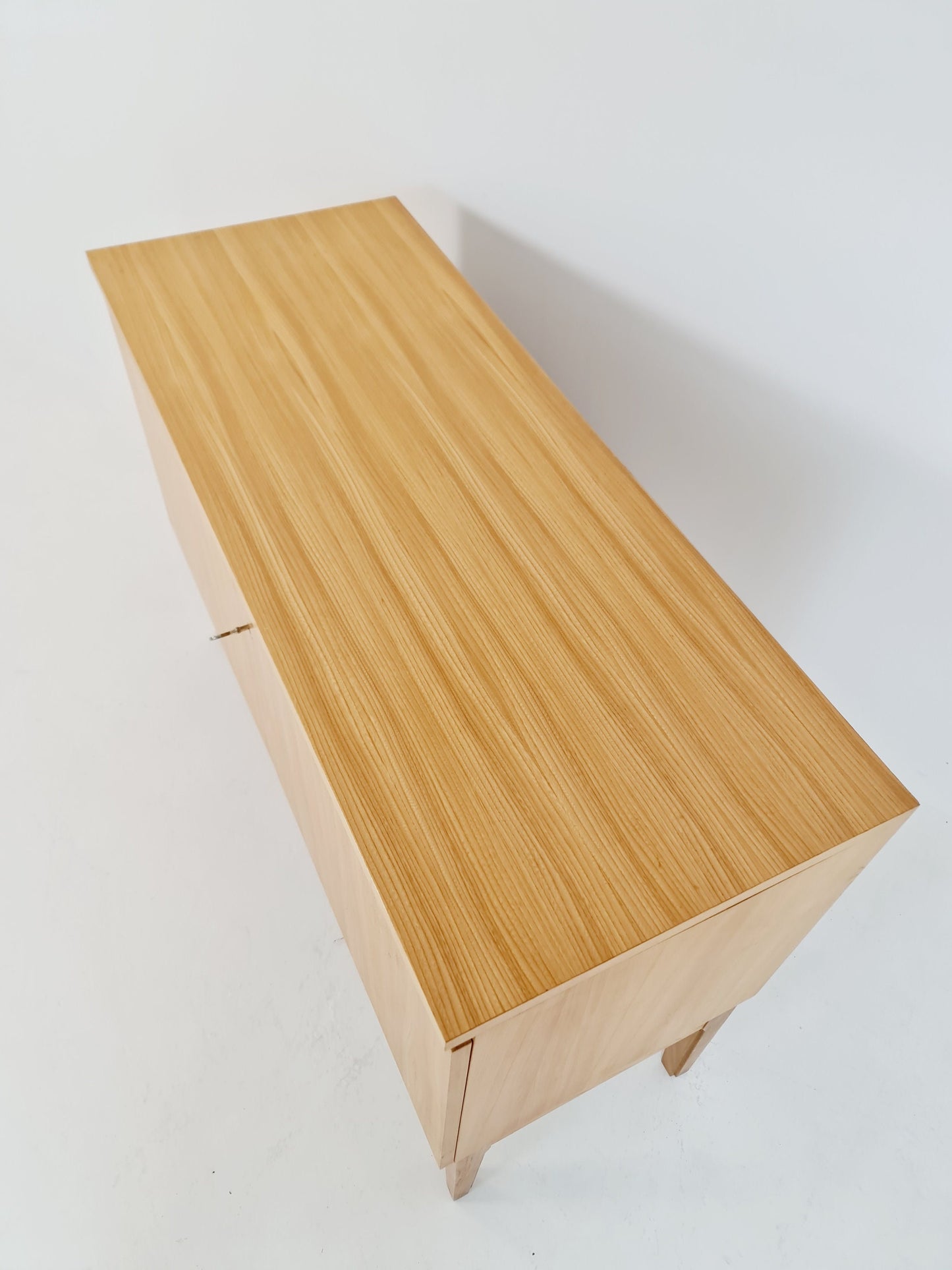 German Mid century Oak record cabinet, sideboard by FLB Möbel Fabrik , 1950s