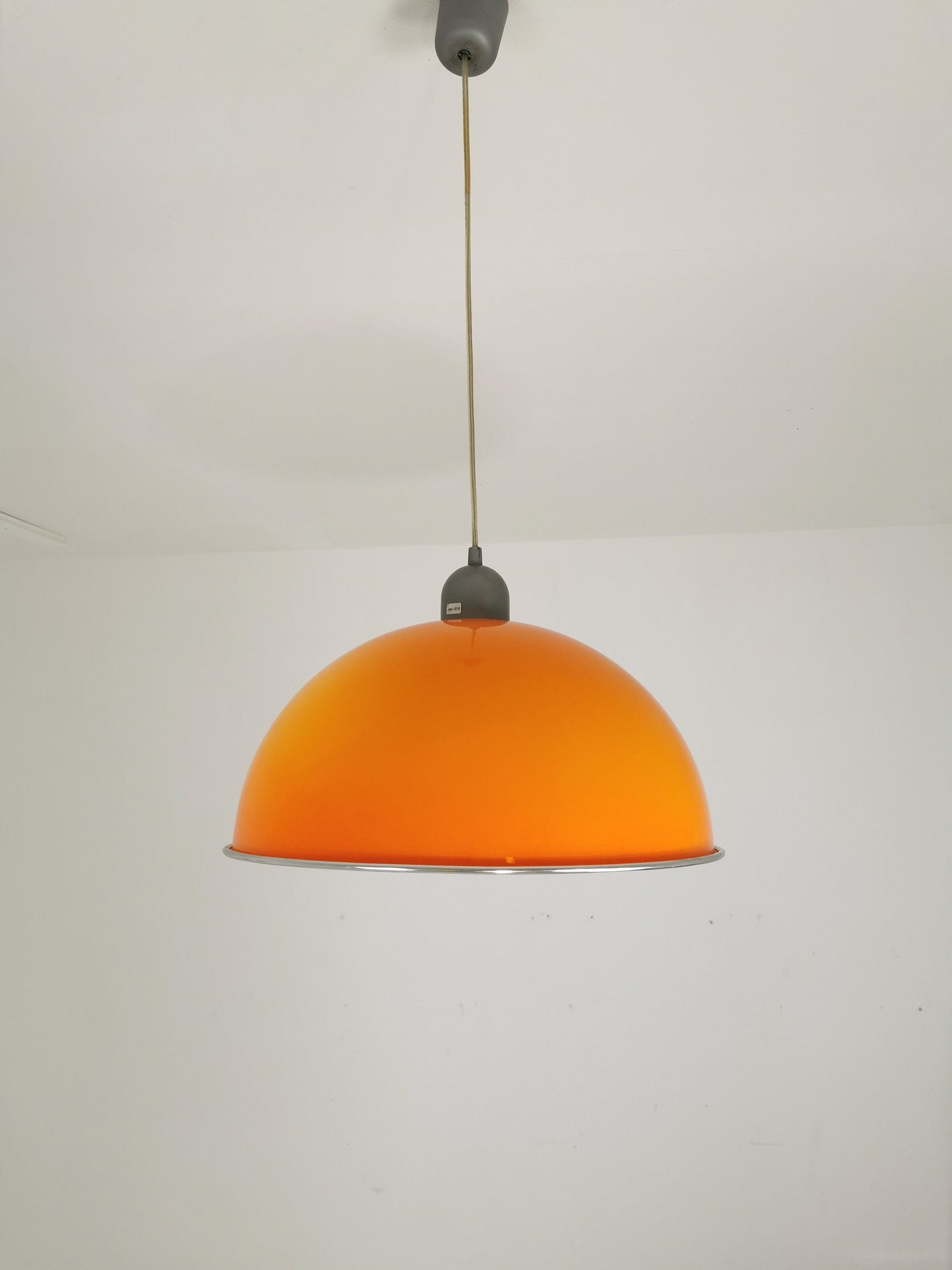 Vintage \Space Age Orange hanging lamp 1970.