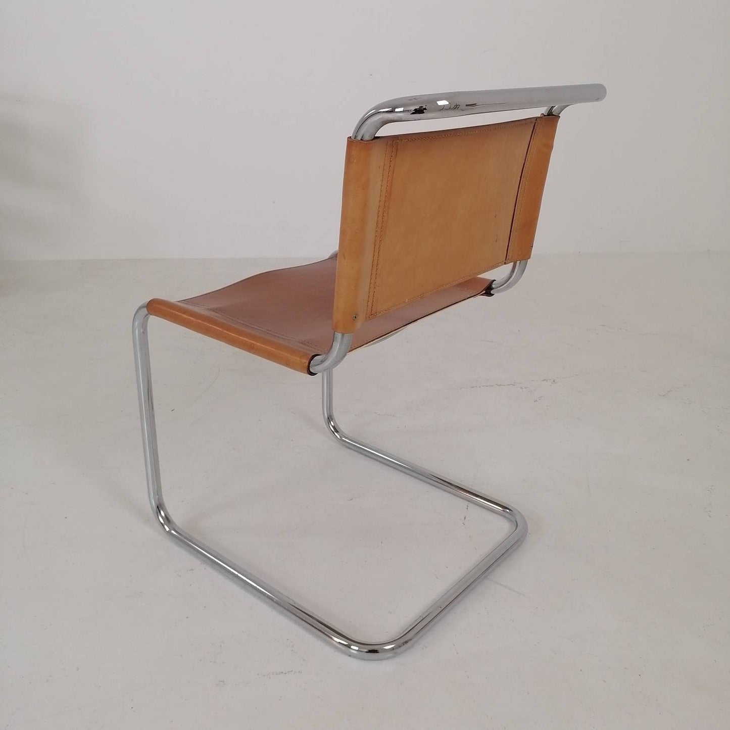 1 of 5 Mid-Century Vintage S33 chair from Mart Stam by Fasem Italy 1980er