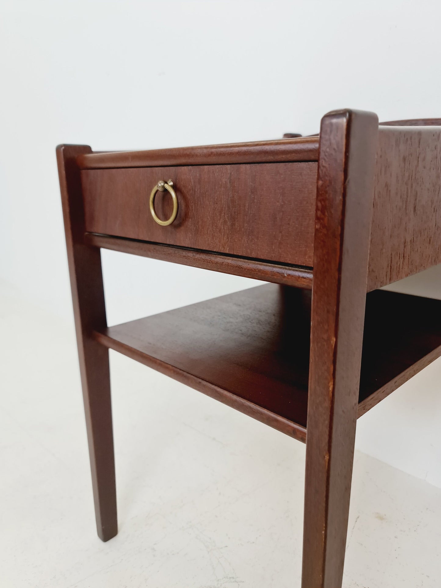Midcentury Swedish mahogany nightstand /Bedside table, 1960s