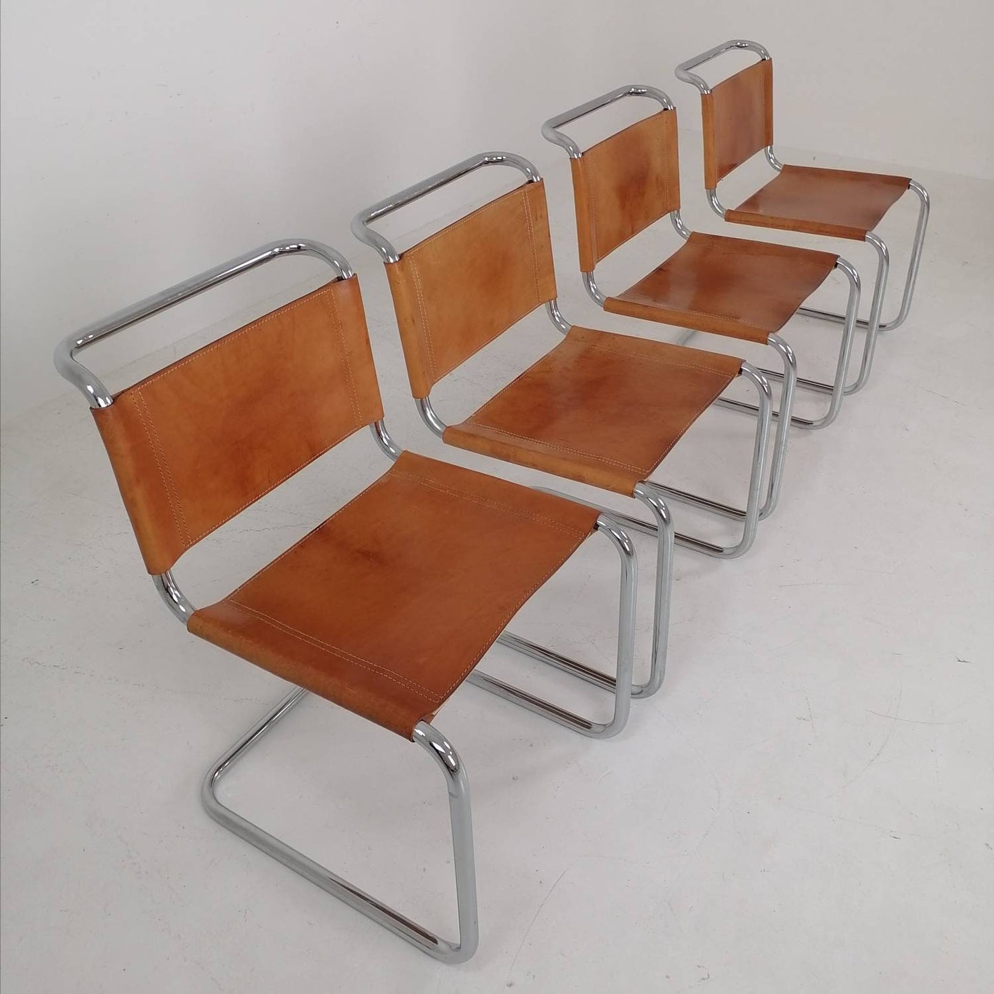 1 of 5 Mid-Century Vintage S33 chair from Mart Stam by Fasem Italy 1980er