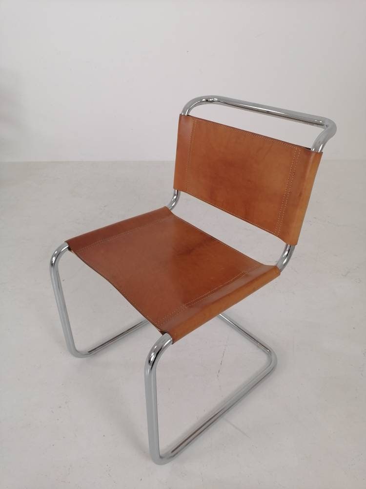 1 of 5 Mid-Century Vintage S33 chair from Mart Stam by Fasem Italy 1980er