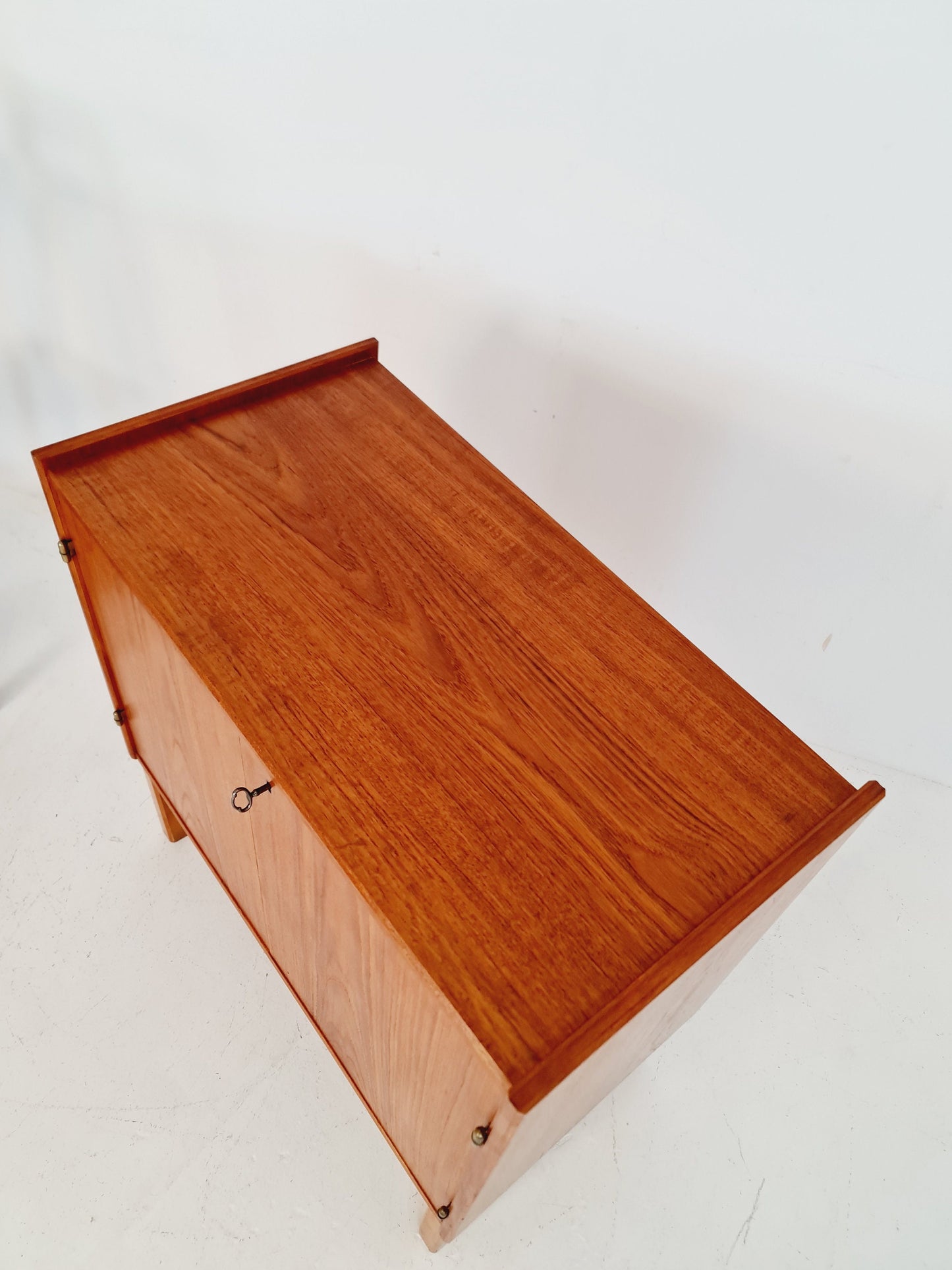 Free standing vintage bookshelf system/ book case teak by Bengt Ruda, 1960s