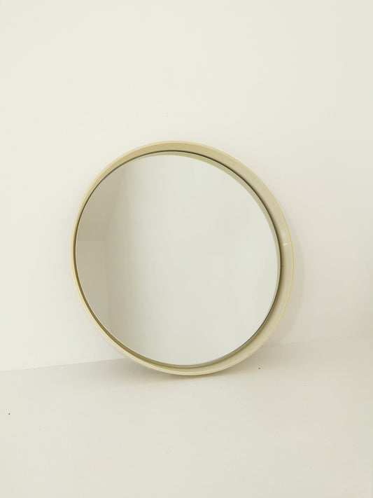 Space Age \Mid-Century Round Mirrror, 1970s