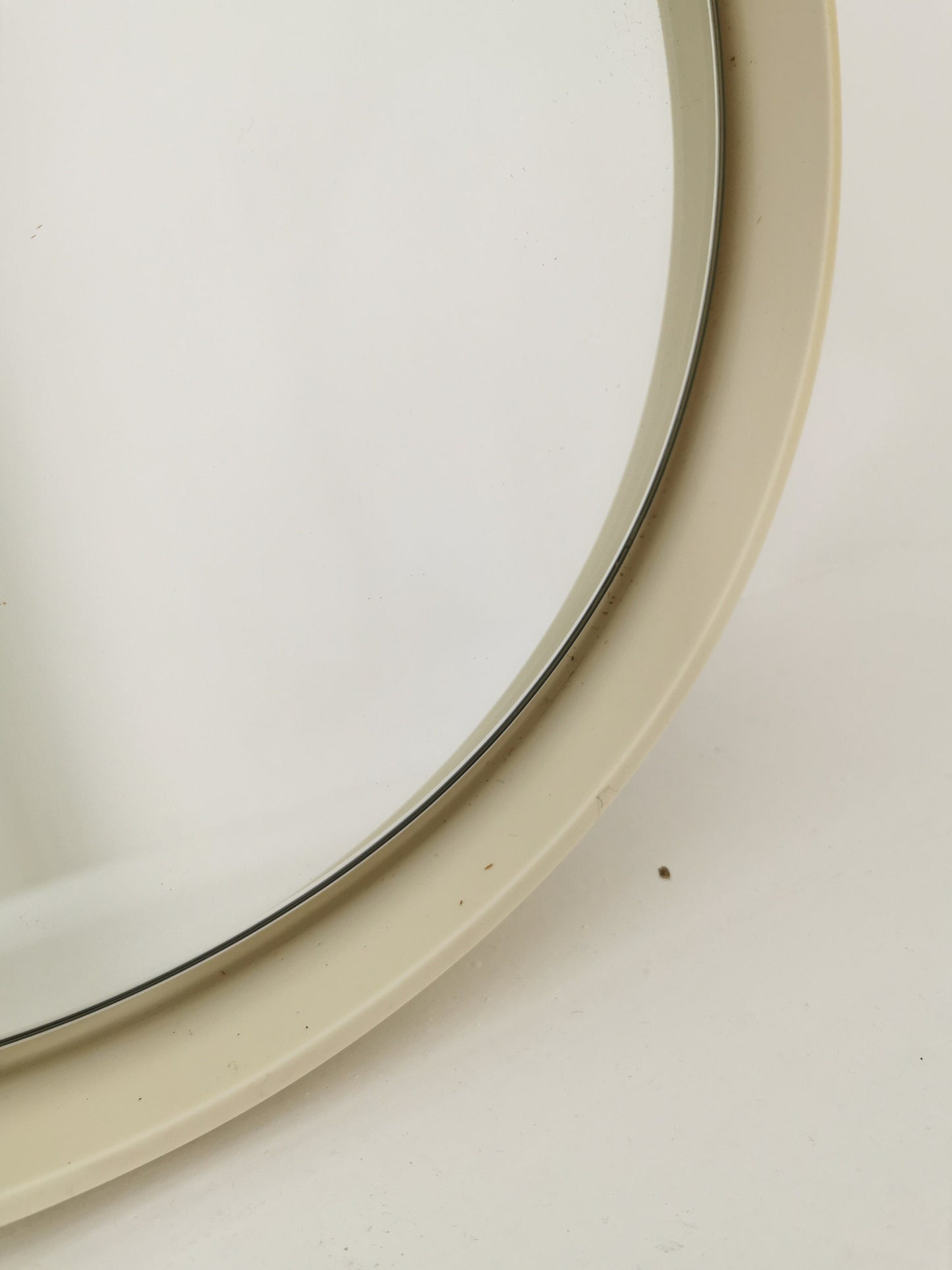 Space Age \Mid-Century Round Mirrror, 1970s
