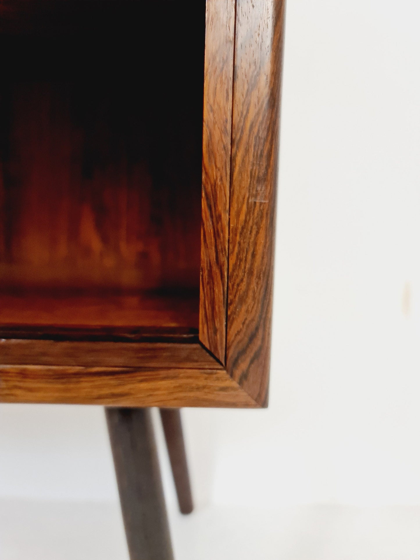 Mid-century Danish vintage rosewood showcase sideboard, 1960s