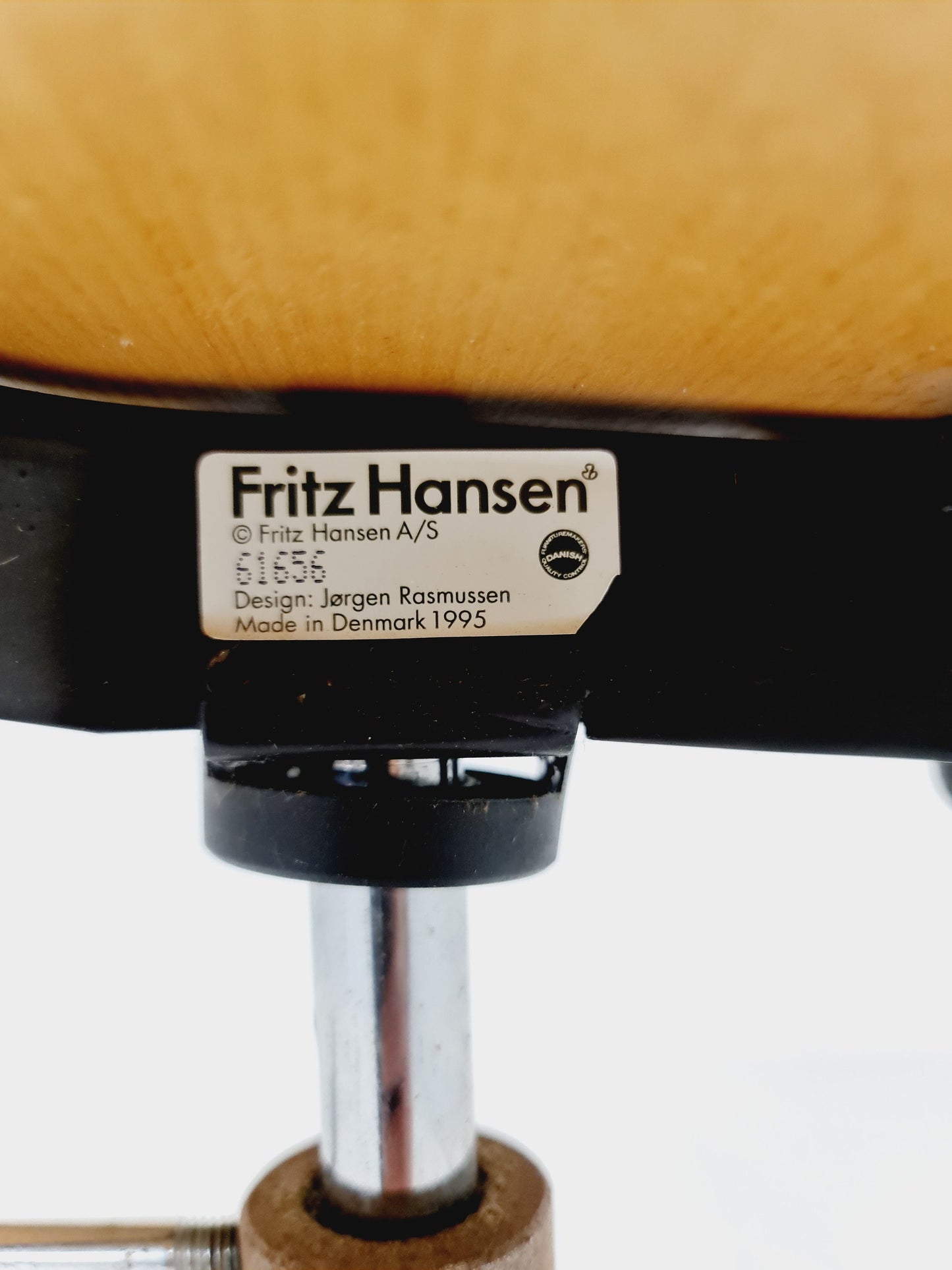 Danish Swivel chair by Jørgen Rasmussen for Fritz Hansen, 1990s