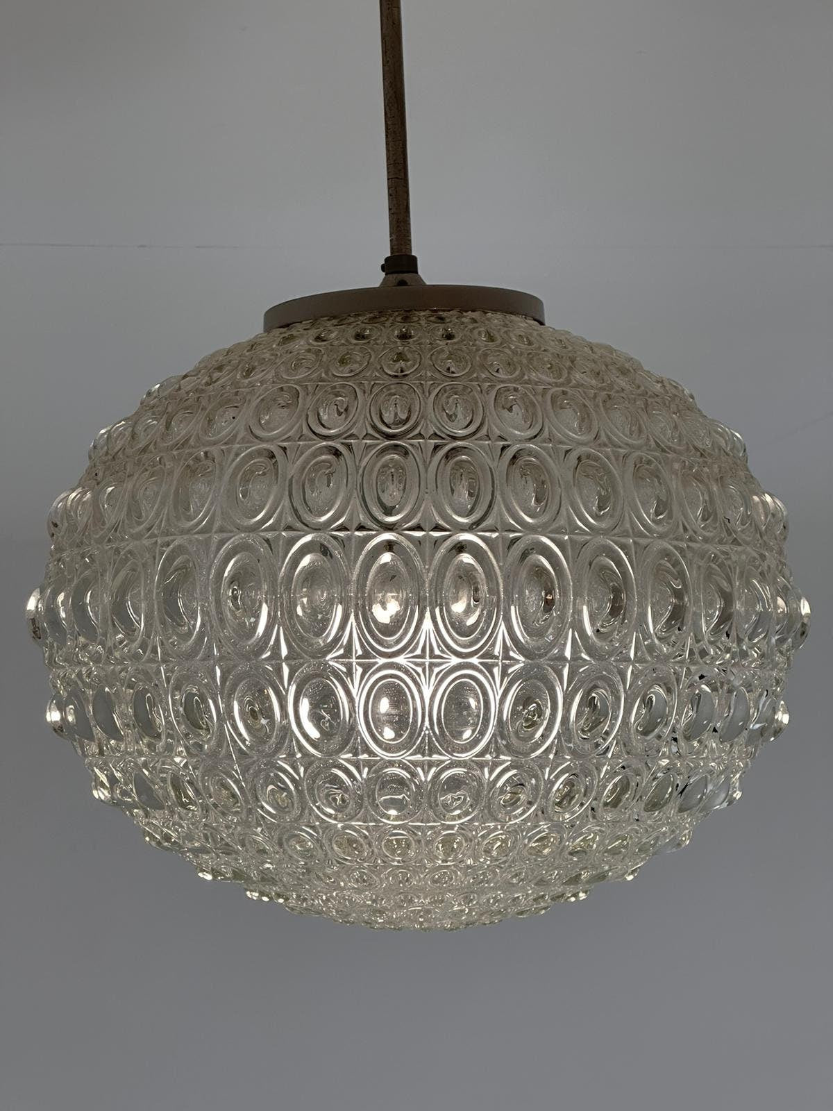 Vintage Honeycomb Ceiling Lamp, 1970s