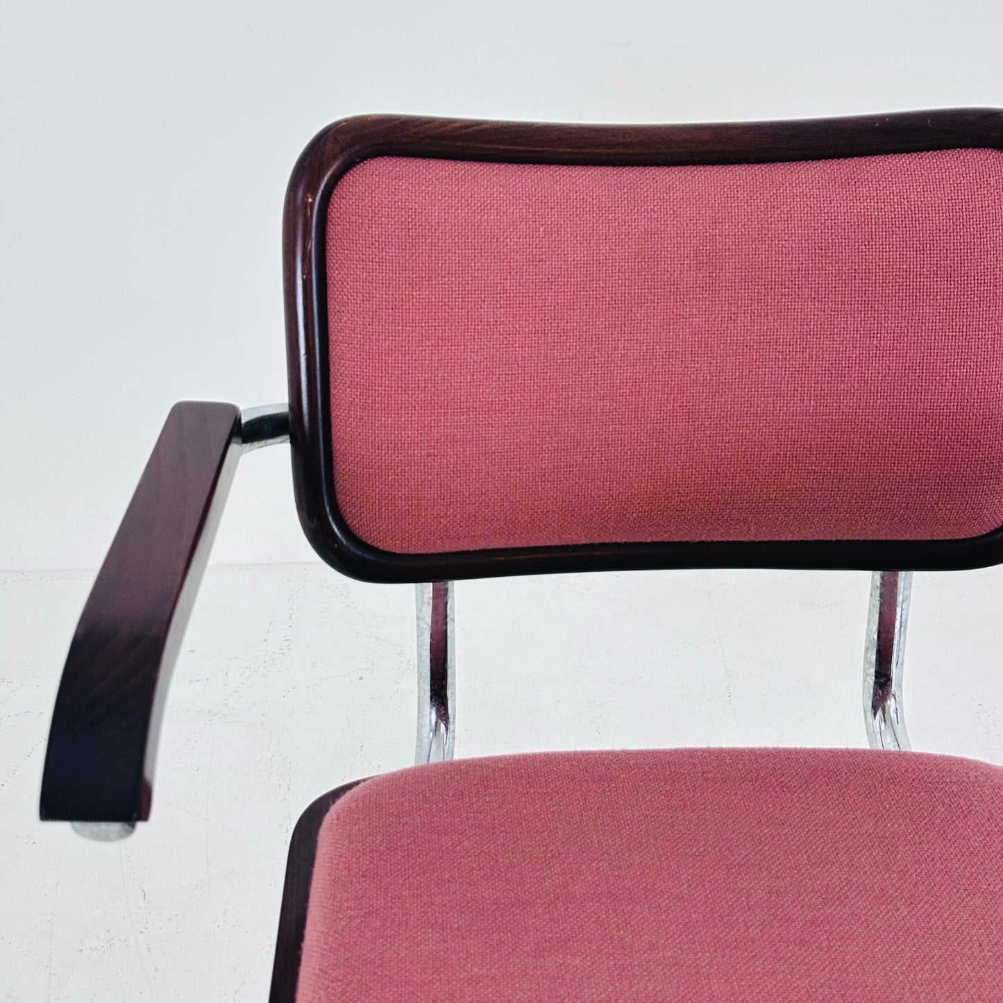 Marcel Breuer B32 upholstered Cesca Armchair, bauhaus design by Bene